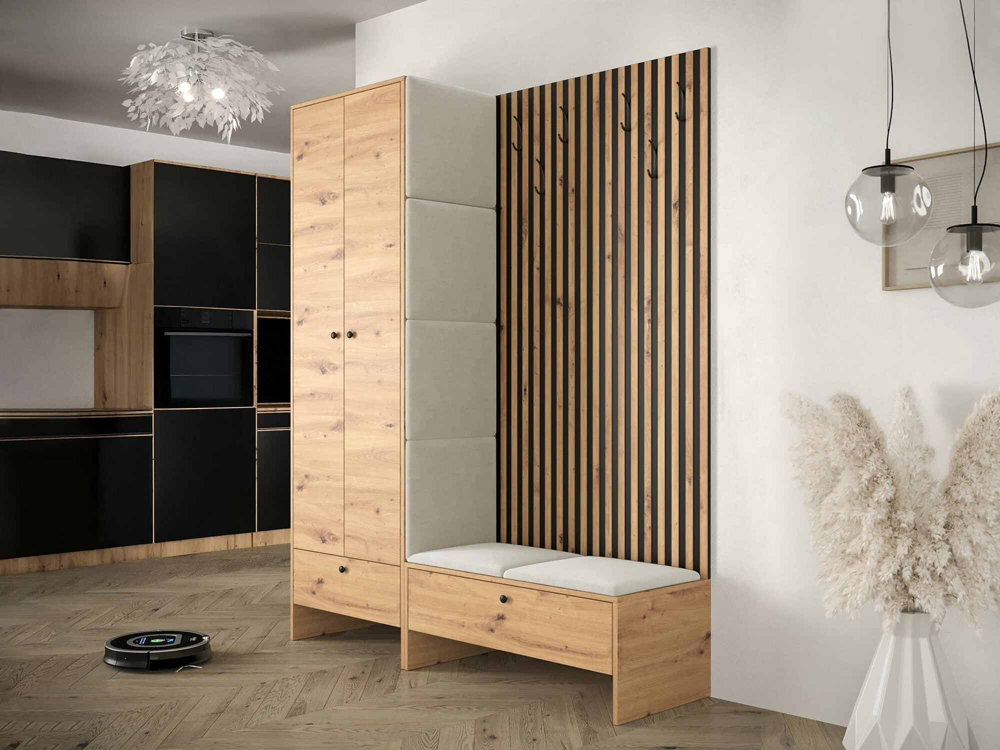 Forstofusett Donio III (Artisan-eik + Manila 02)