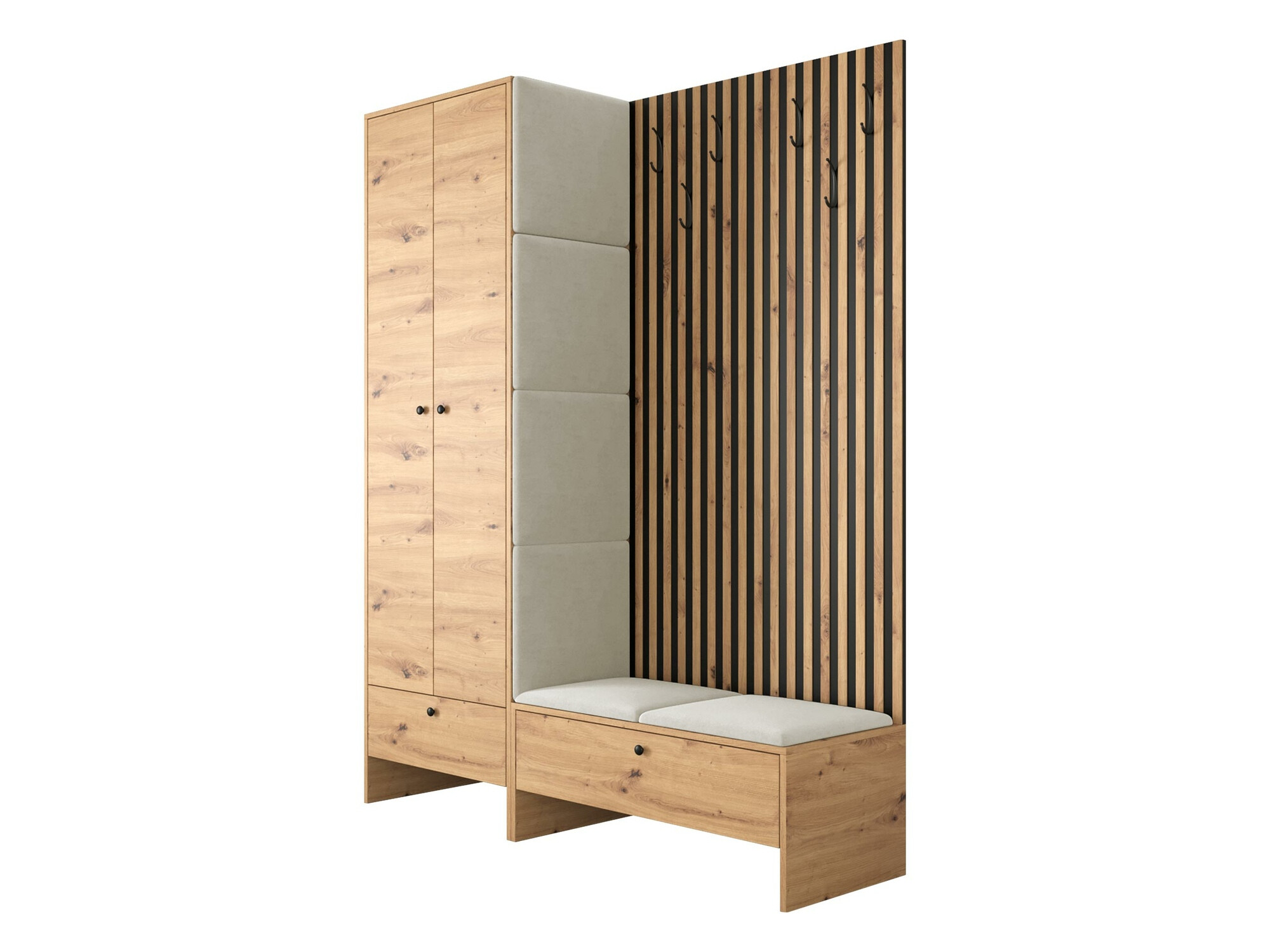 Forstofusett Donio III (Artisan-eik + Manila 02)