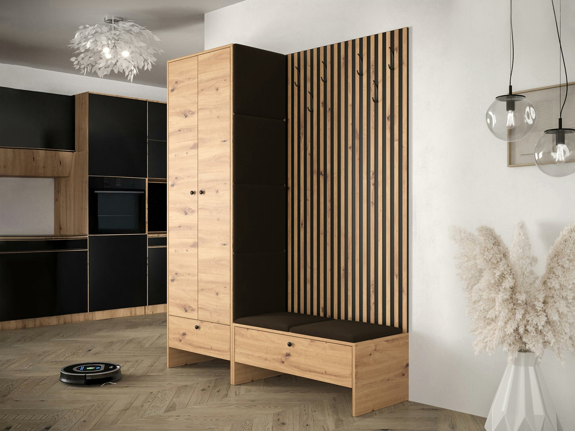 Forstofusett Donio III (Artisan-eik + Manila 04)