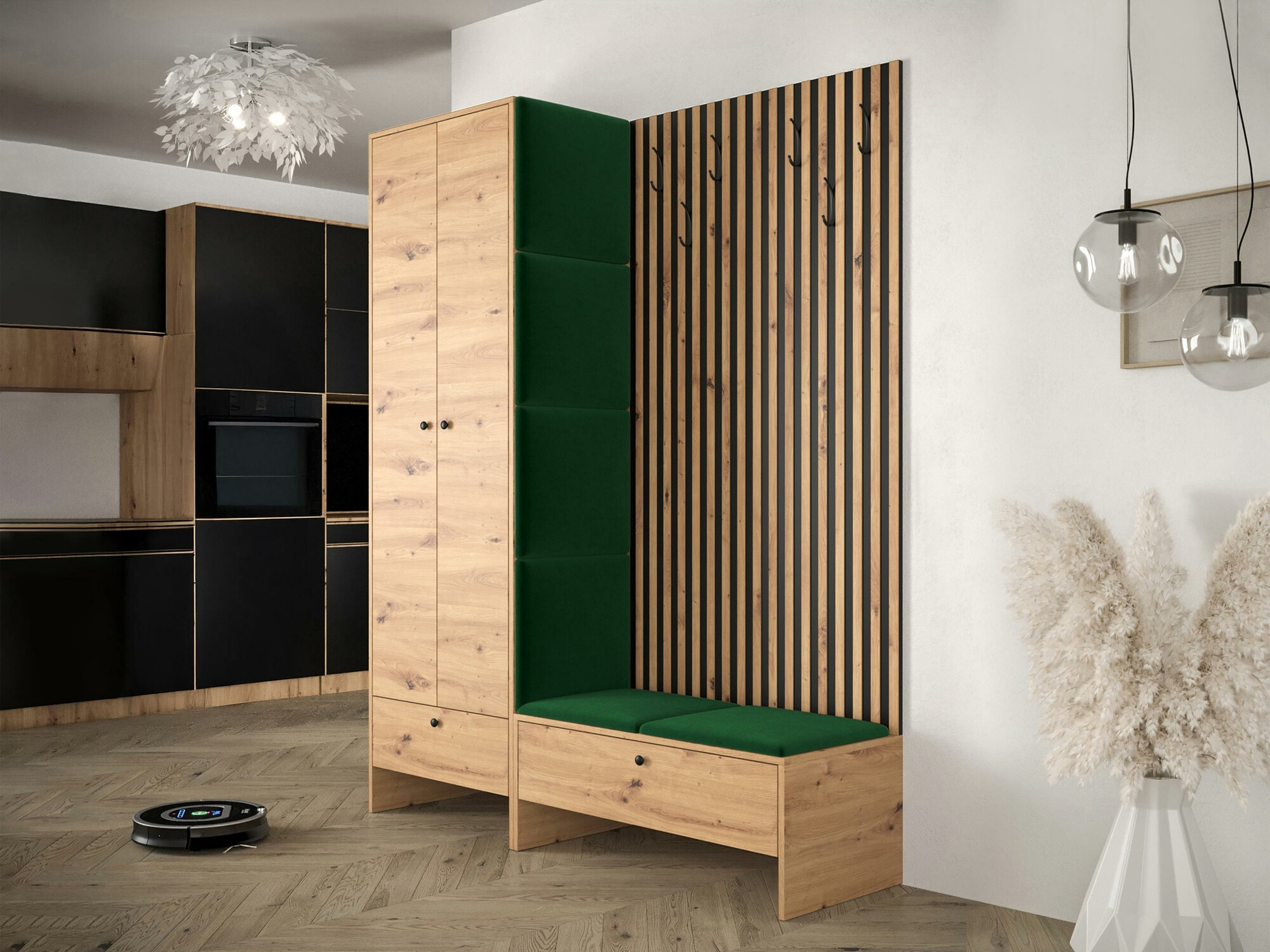 Forstofusett Donio III (Artisan-eik + Manila 35)