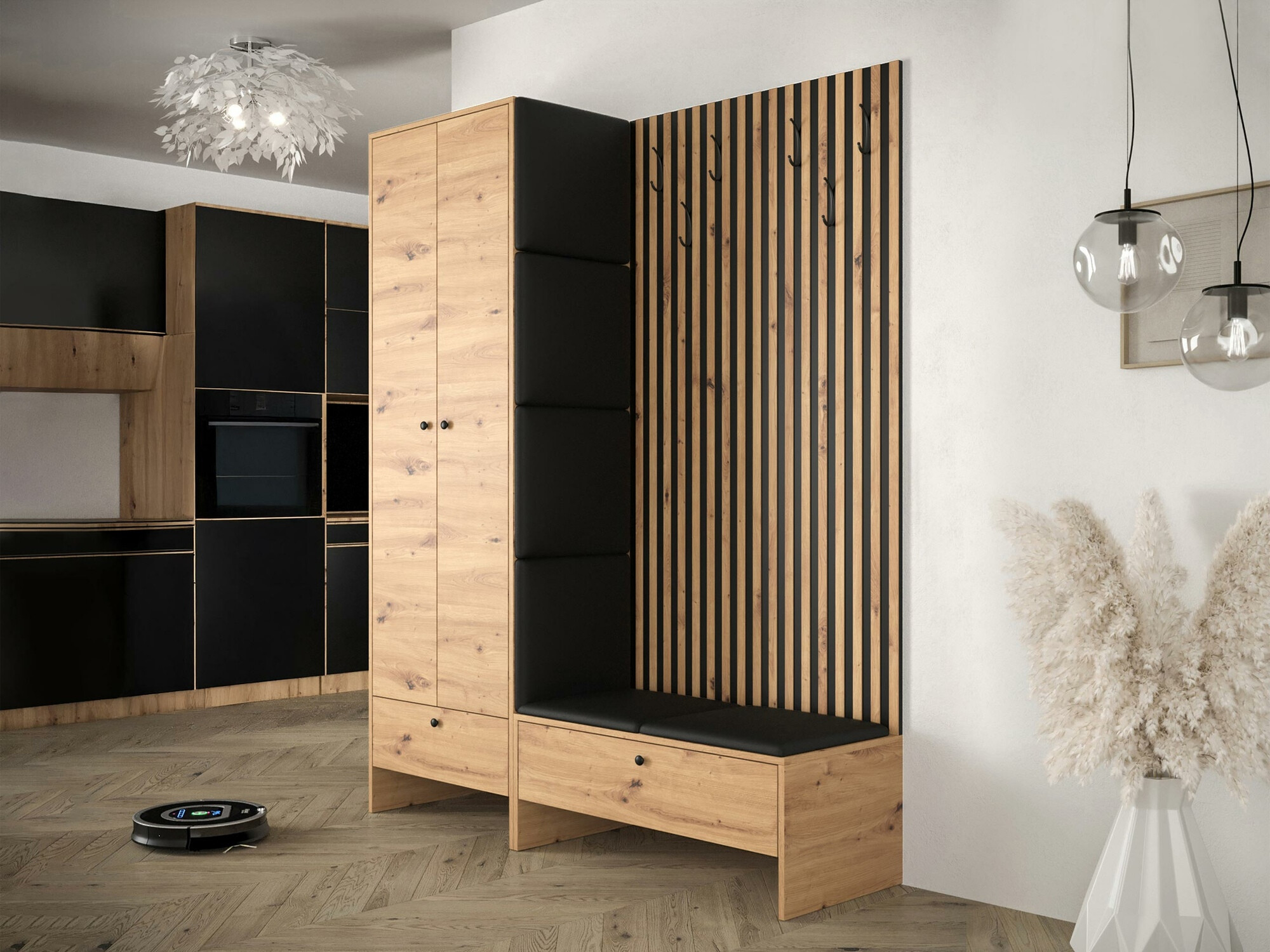 Forstofusett Donio III (Artisan-eik + Soft 011)