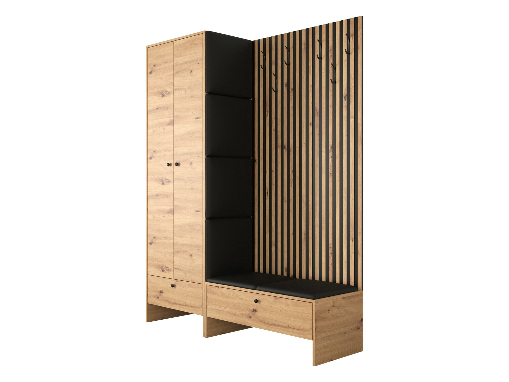 Forstofusett Donio III (Artisan-eik + Soft 011)