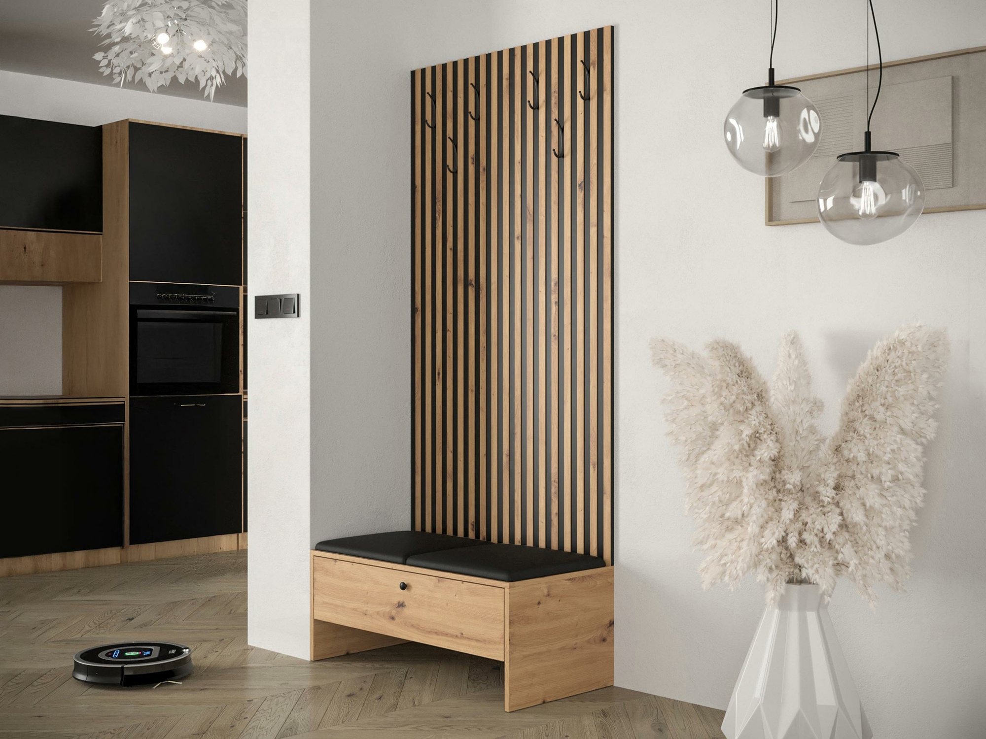 Forstofusett Donio IV (Artisan-eik + Soft 011)
