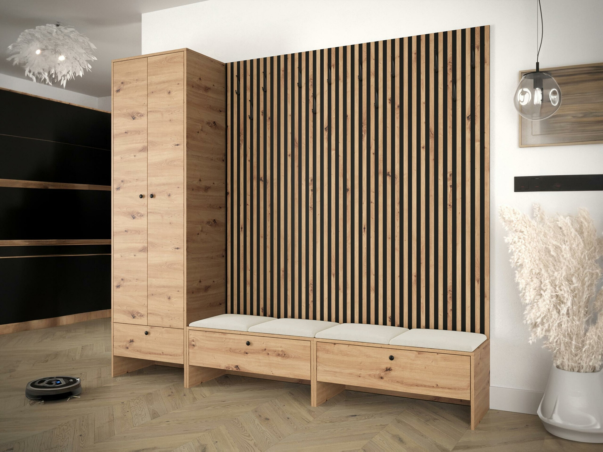 Forstofusett Donio VI (Artisan-eik + Manila 02)