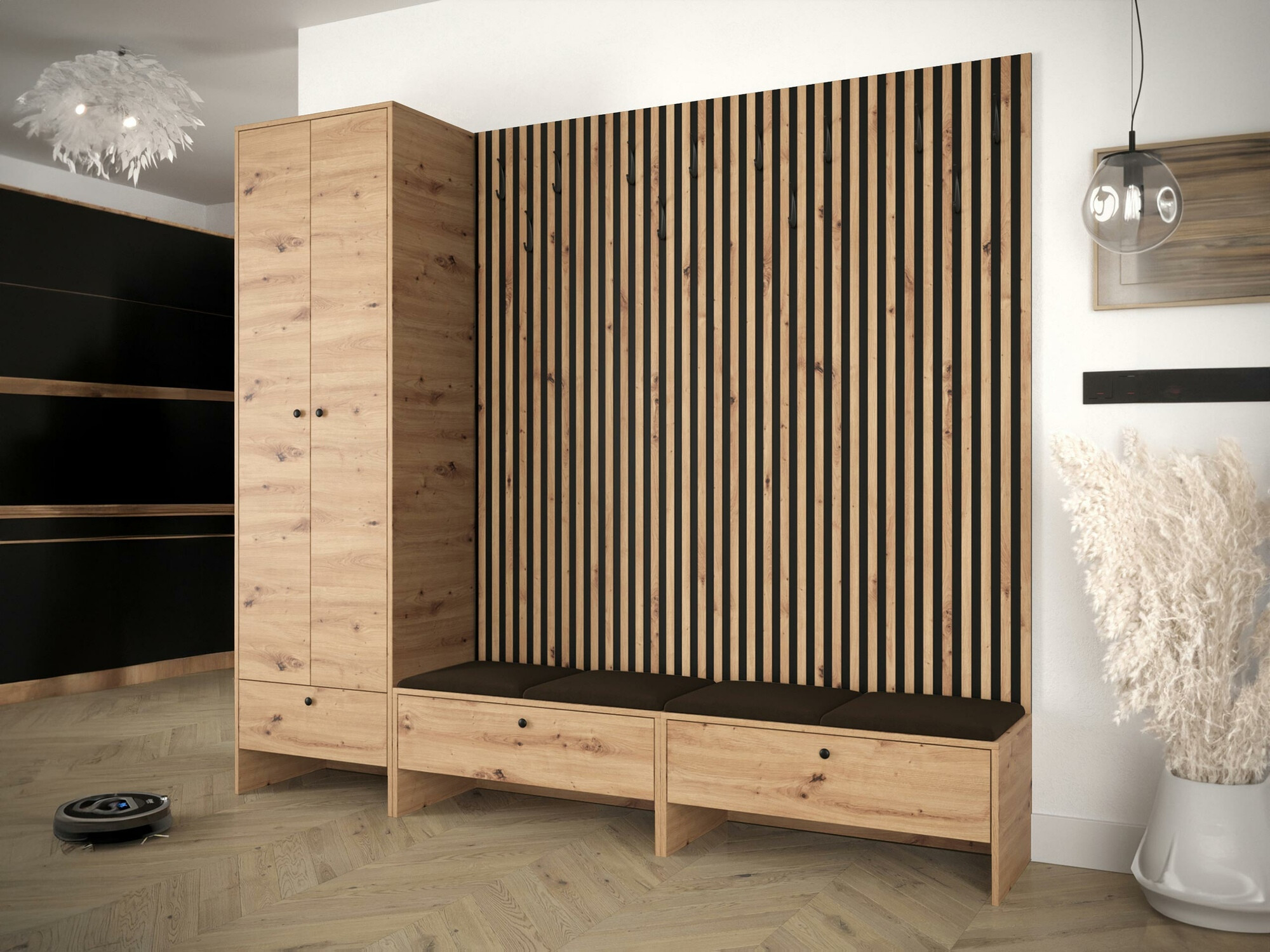 Forstofusett Donio VI (Artisan-eik + Manila 04)
