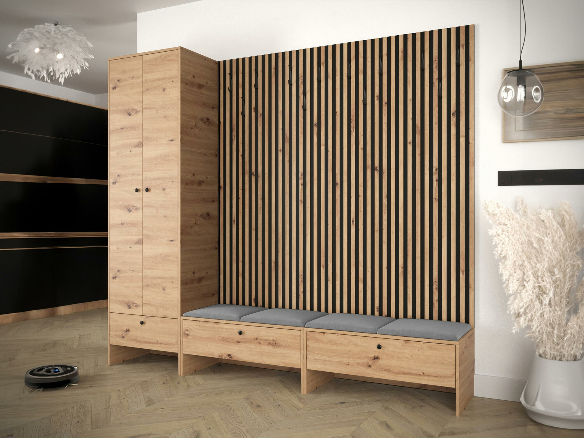 Forstofusett Donio VI (Artisan-eik + Manila 16)