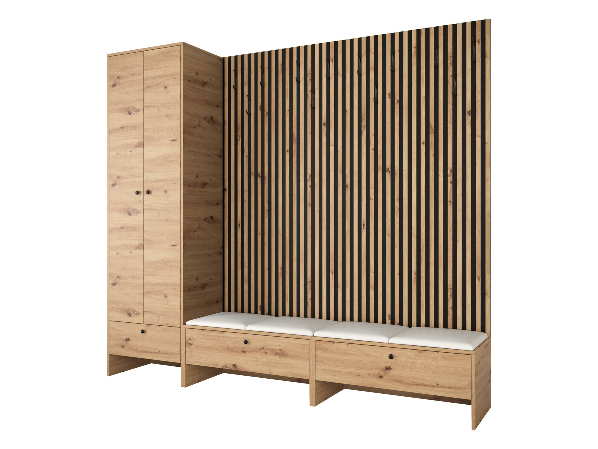 Forstofusett Donio VI (Artisan-eik + Soft 017)