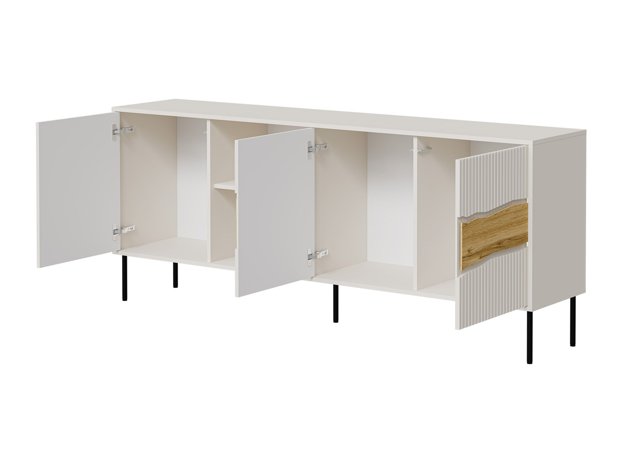 Stofusett Monevare 105 (Svartur + Wotan-eik)