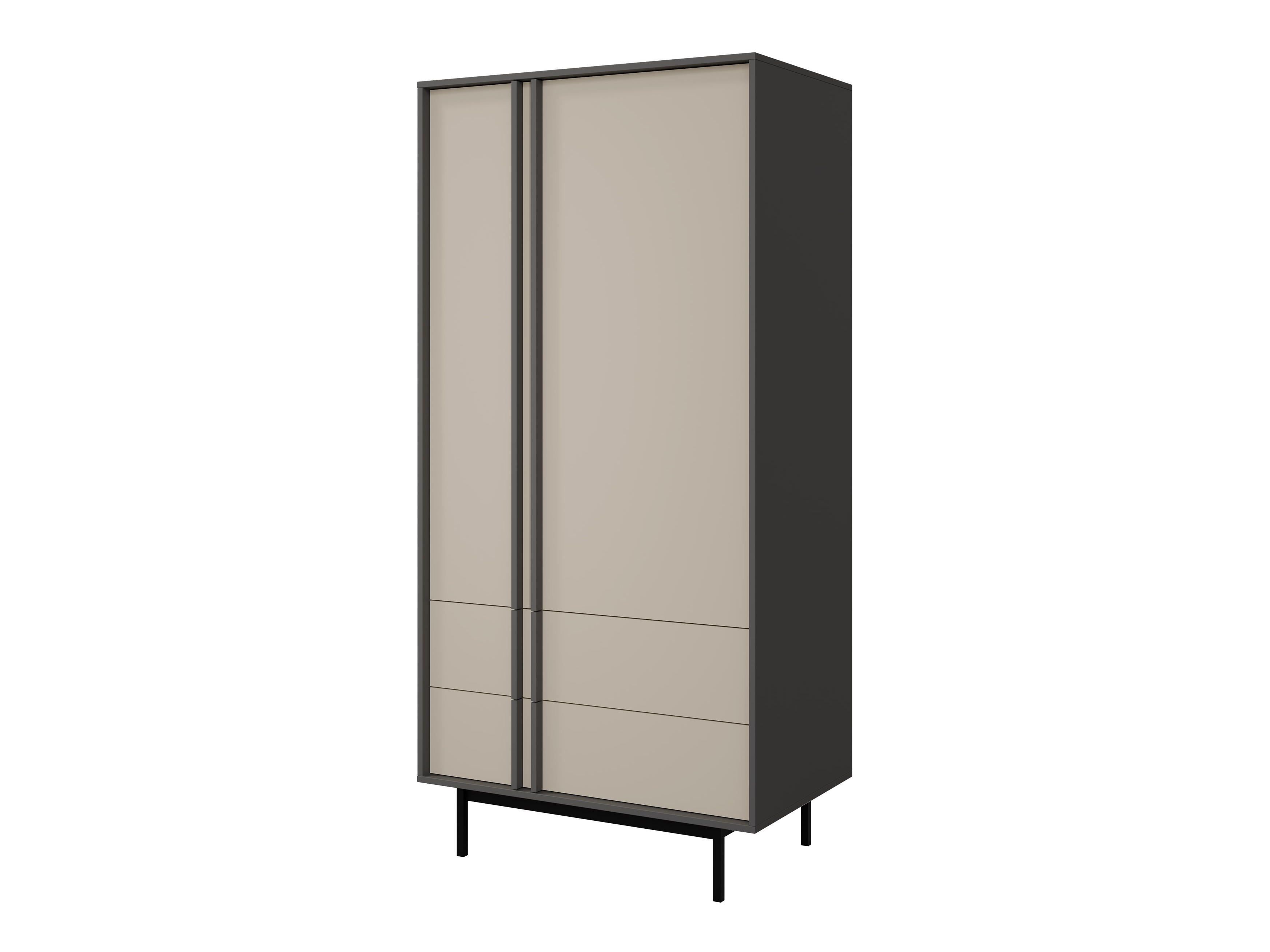 Fataskápur Levali 100 (Beige)