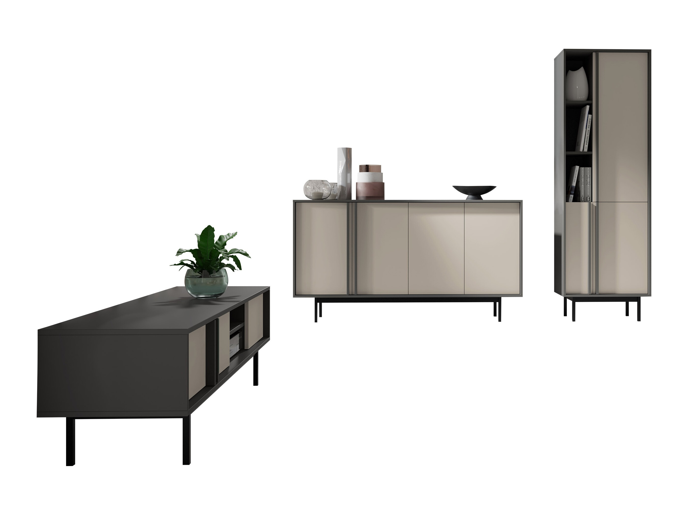 Stofusett Levali 115 (Beige)