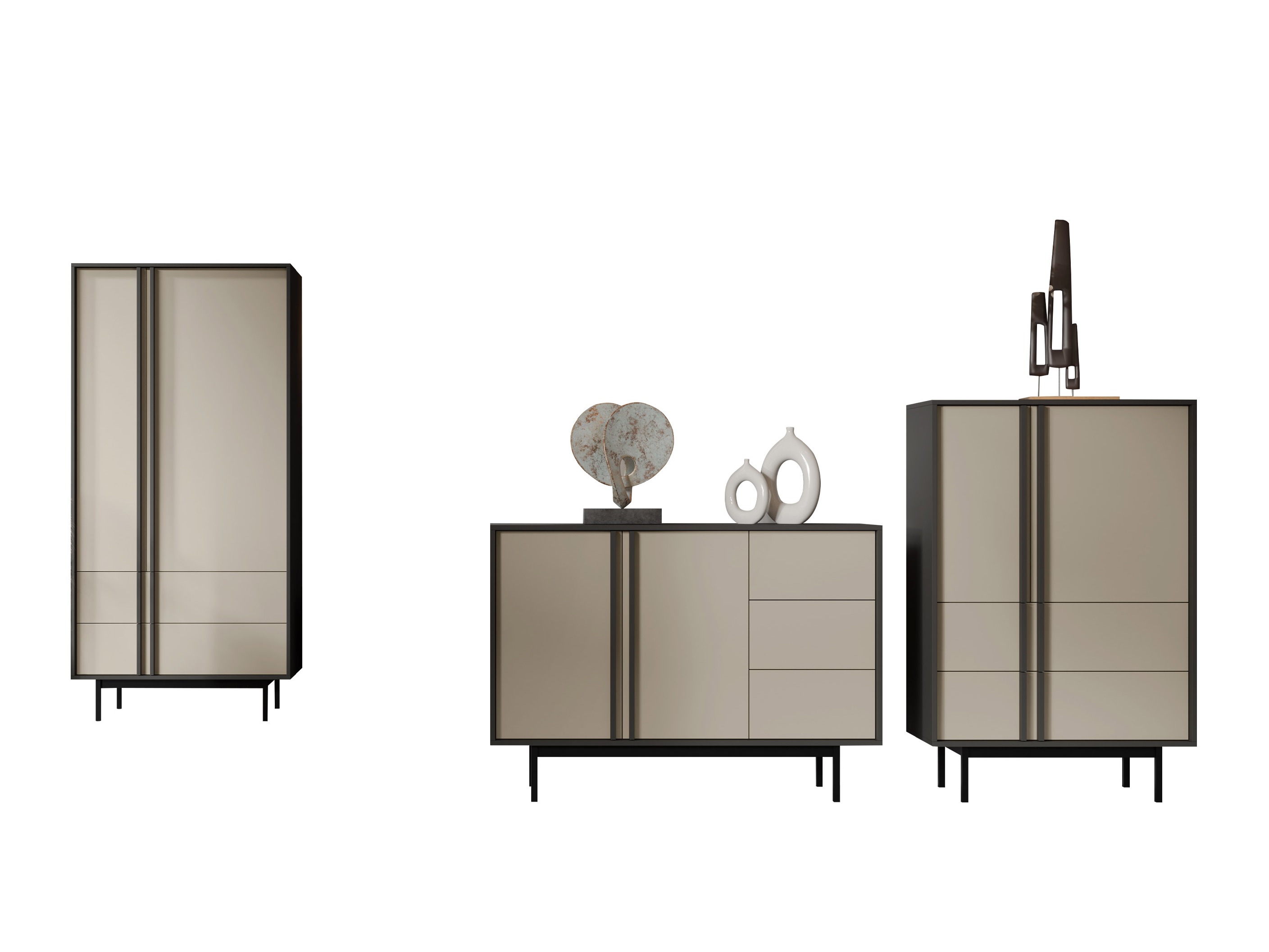 Stofusett Levali 116 (Beige)