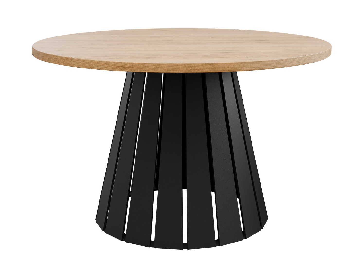 Sófaborð Oswego 134 (Svartur + Eik)