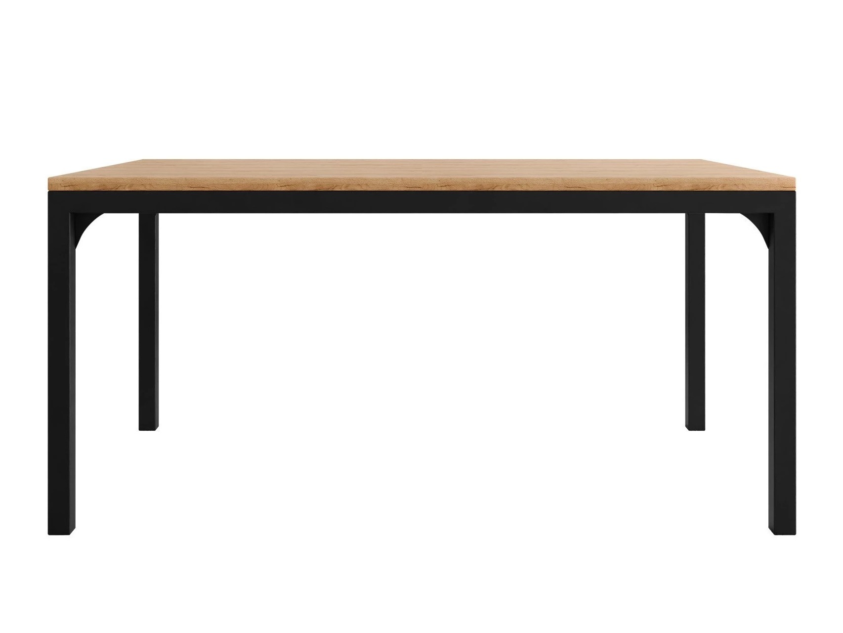 Sófaborð Oswego 138 (Craft-gyllt eik + Svartur)
