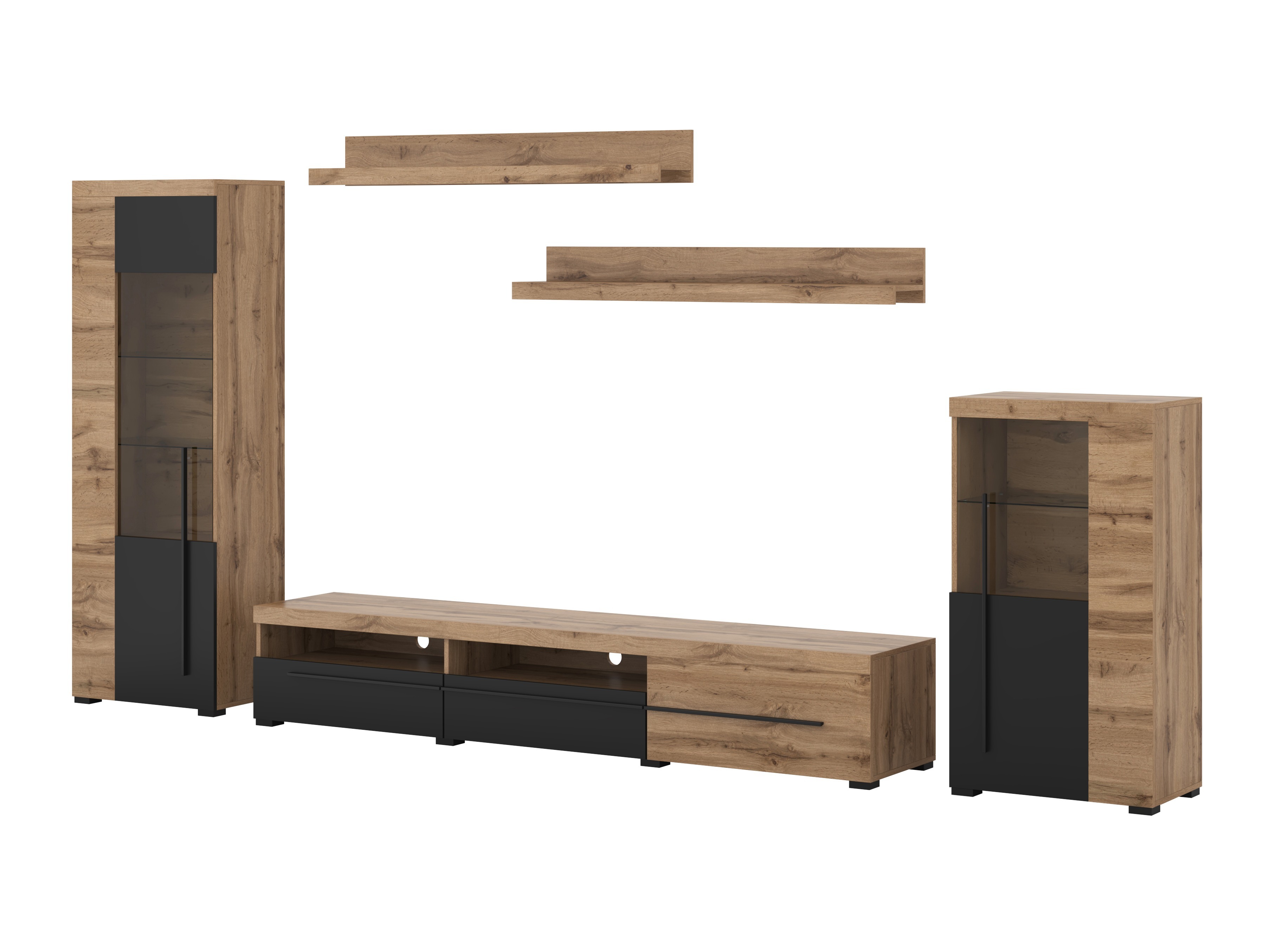 Stofusett Sorciro 103 (Svartur + Wotan-eik)