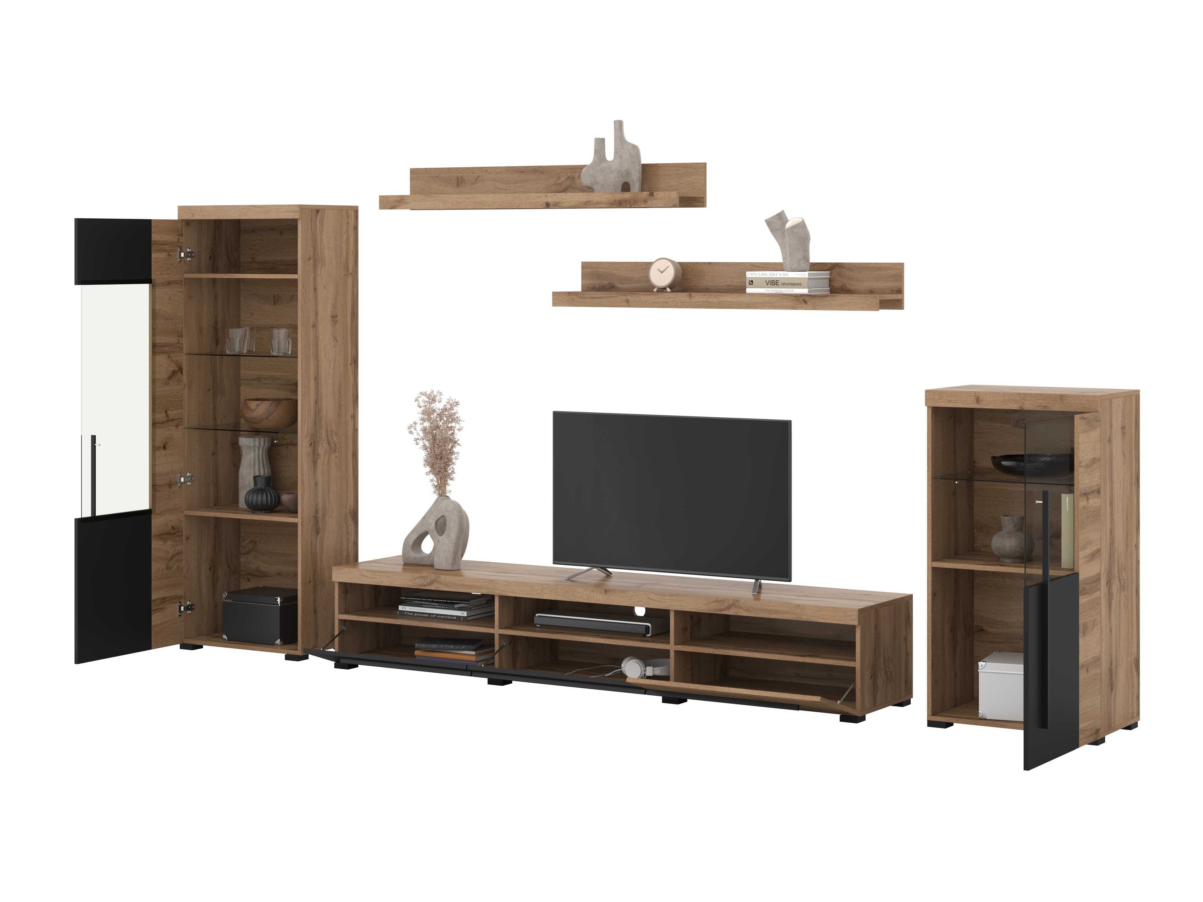 Stofusett Sorciro 103 (Svartur + Wotan-eik)