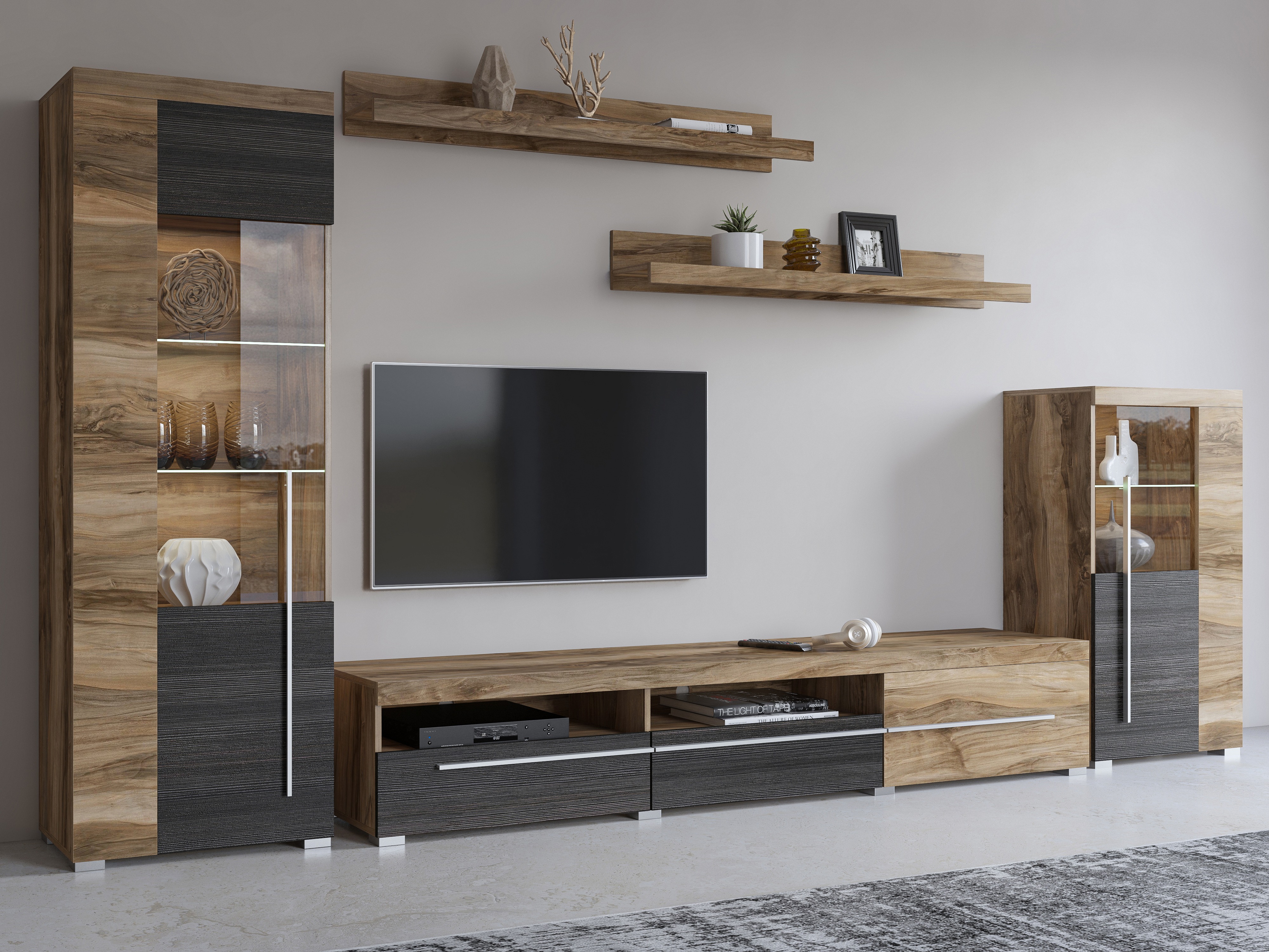 Stofusett Sorciro 103 (Valhneta + Dökk eik)