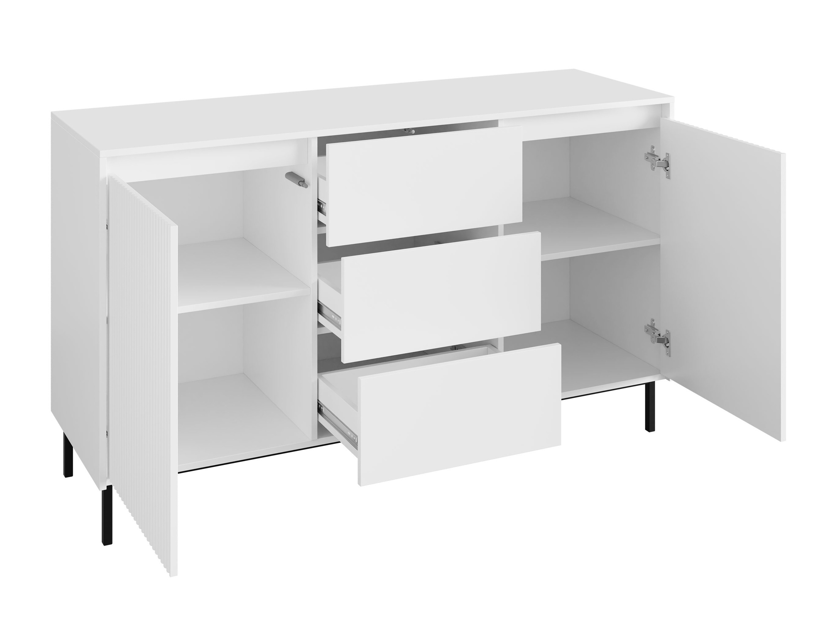 Stofusett Comfivo Delruva III (Svartur)