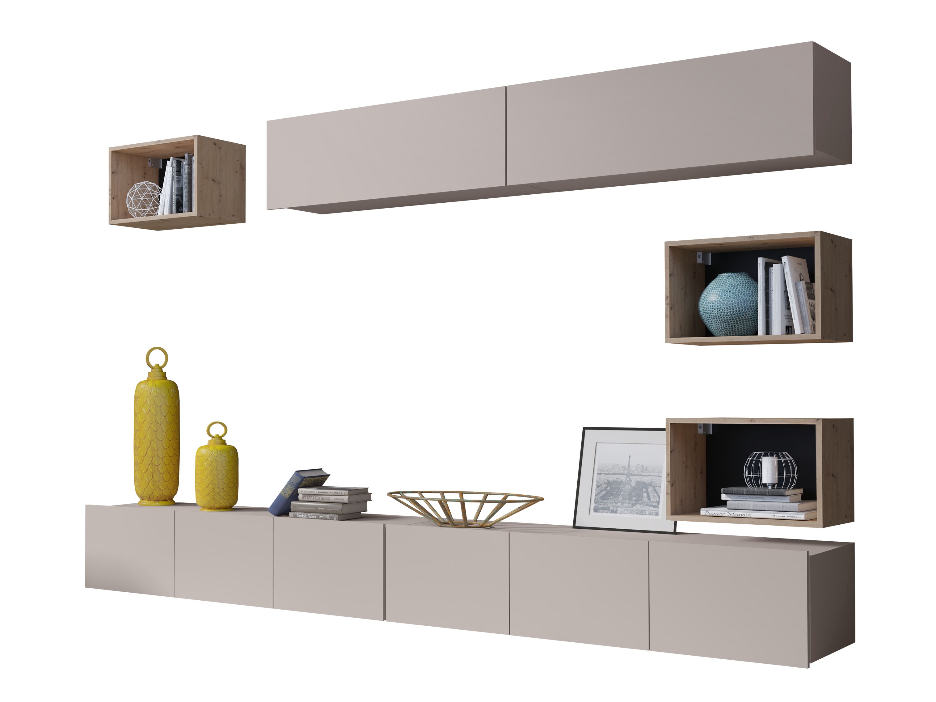 Stofusett Remus XXXI (Kasmír + Artisan-eik)