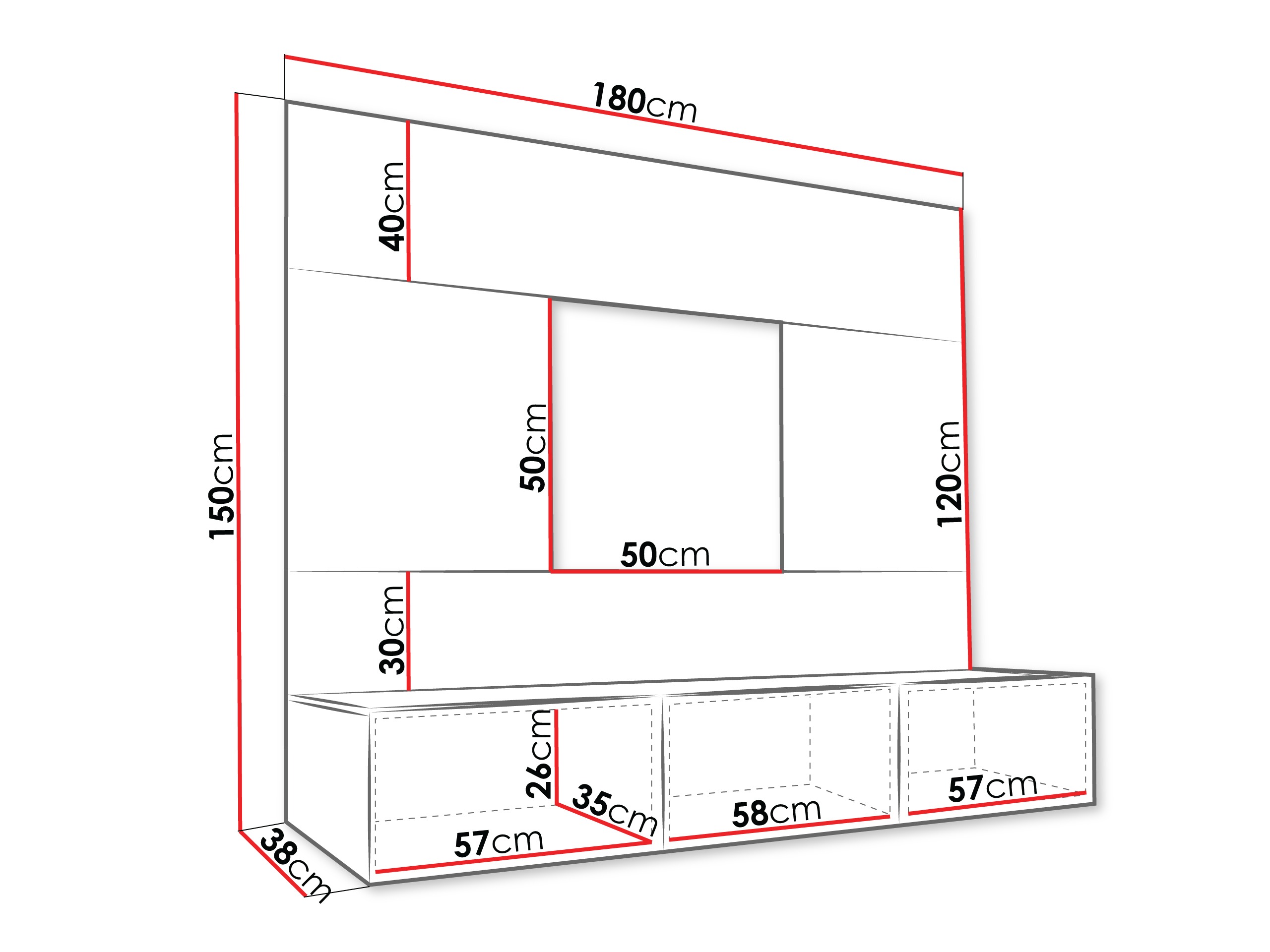 Stofusett Comfivo Salix (Beige + Cremona eik)