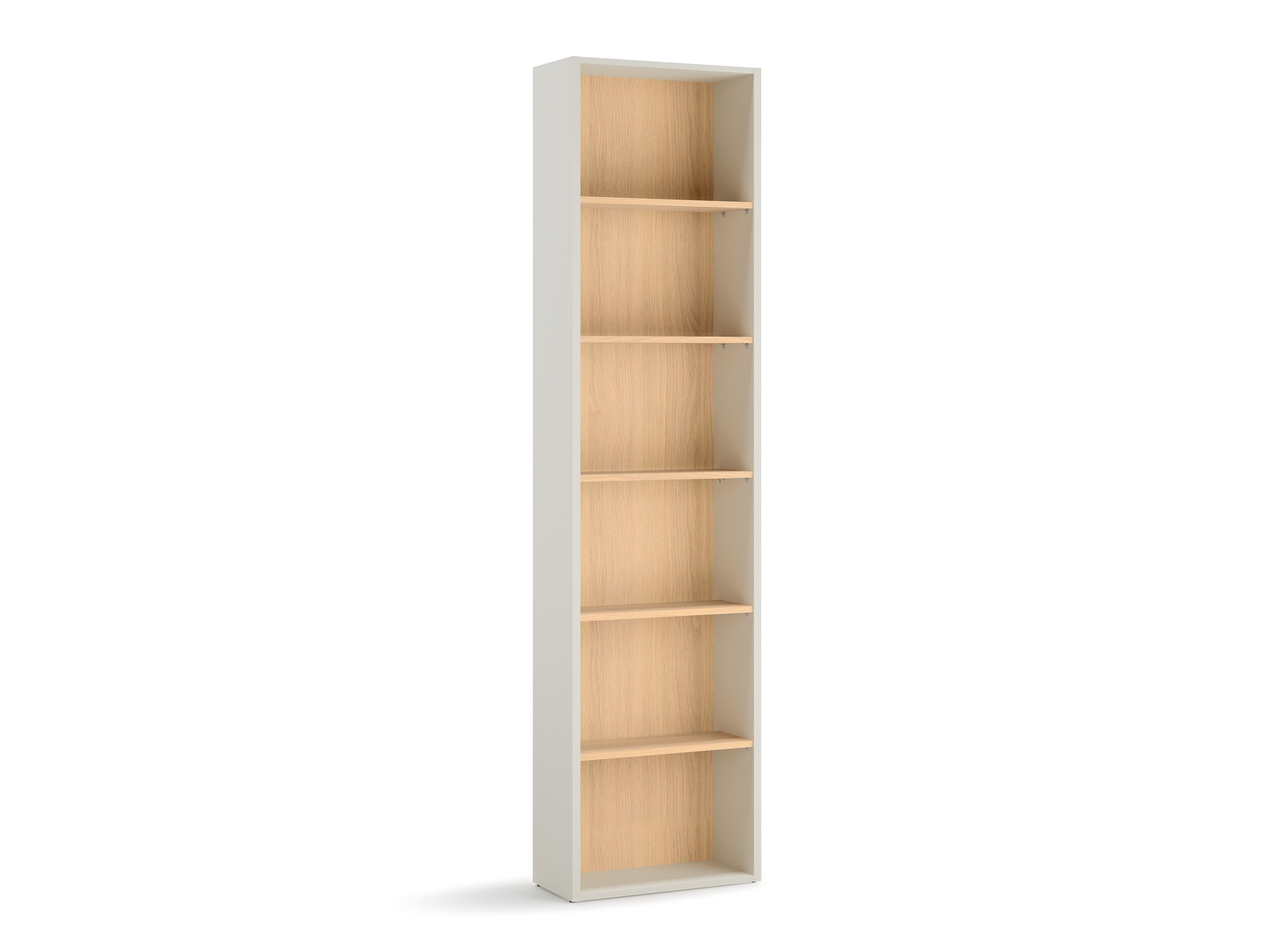 Bókahilla Evareve 104 (Eik + Ljósbrúnn)