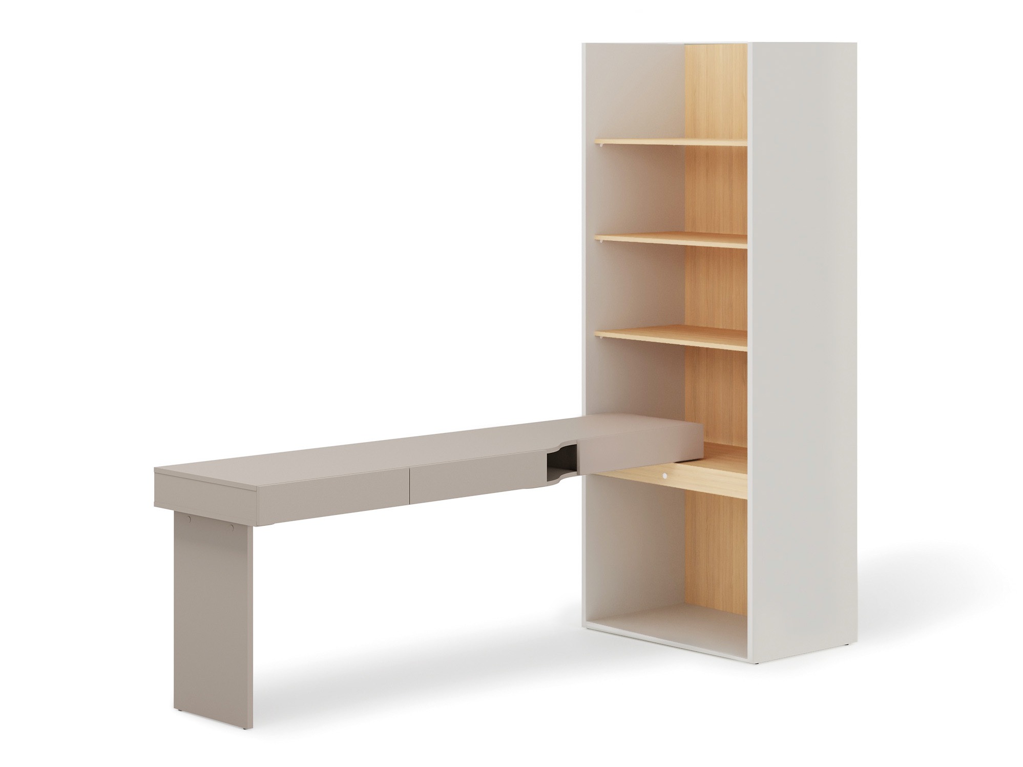 Heimaskrifstofusett Evareve 120 (Vinstri)