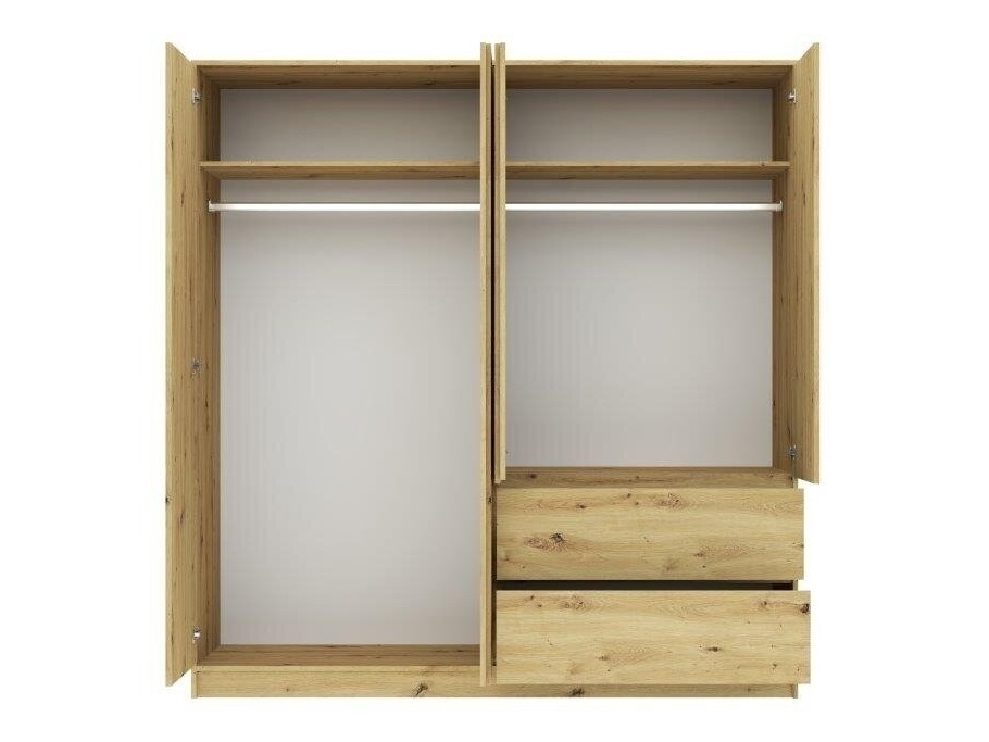 Fataskápur Mervese 104 (Artisan-eik)