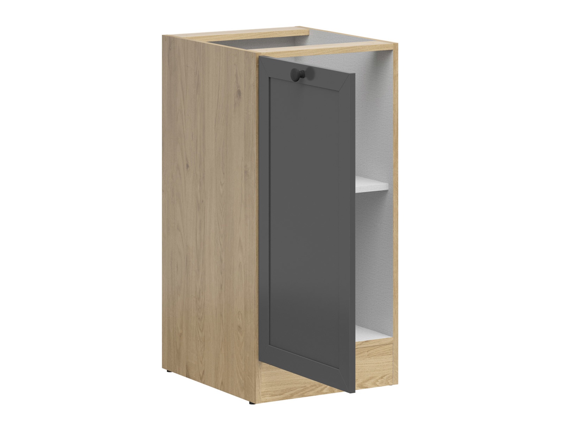Skápaeining með hurðum Classic Grey Oak 100