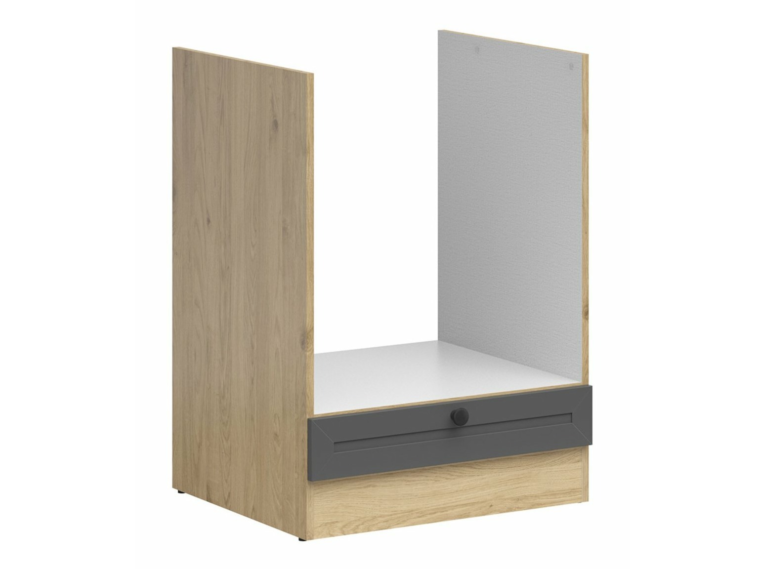 Skápaeining fyrir innbyggð tæki Classic Grey Oak 109