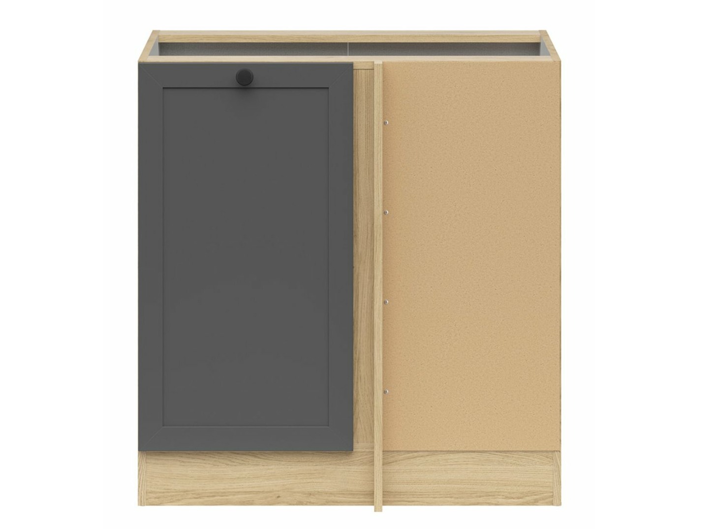Skápaeining í horn Classic Grey Oak 115
