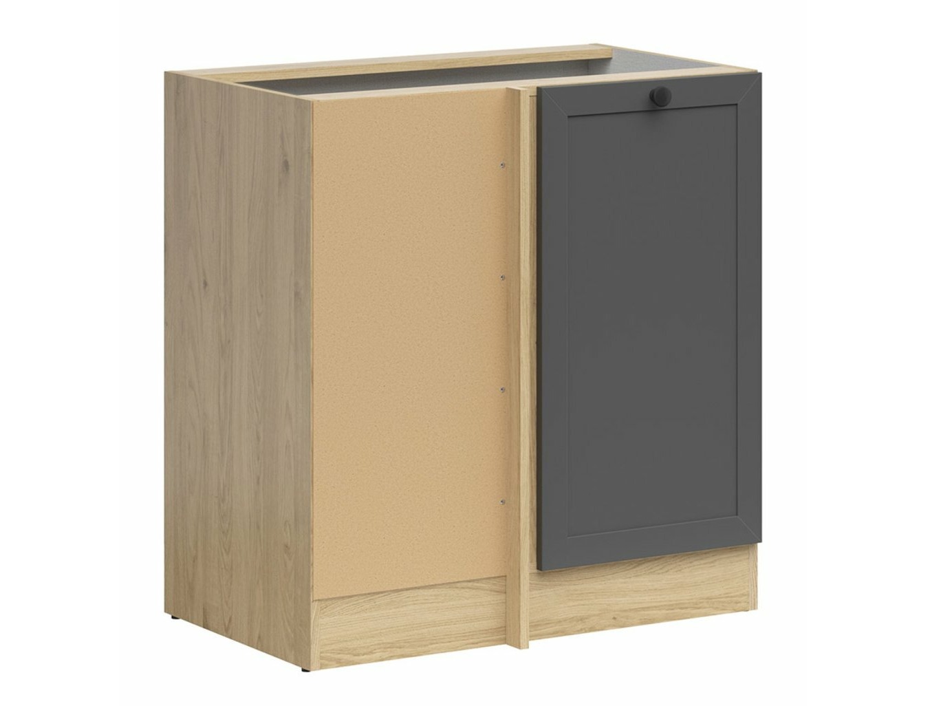 Skápaeining í horn Classic Grey Oak 115