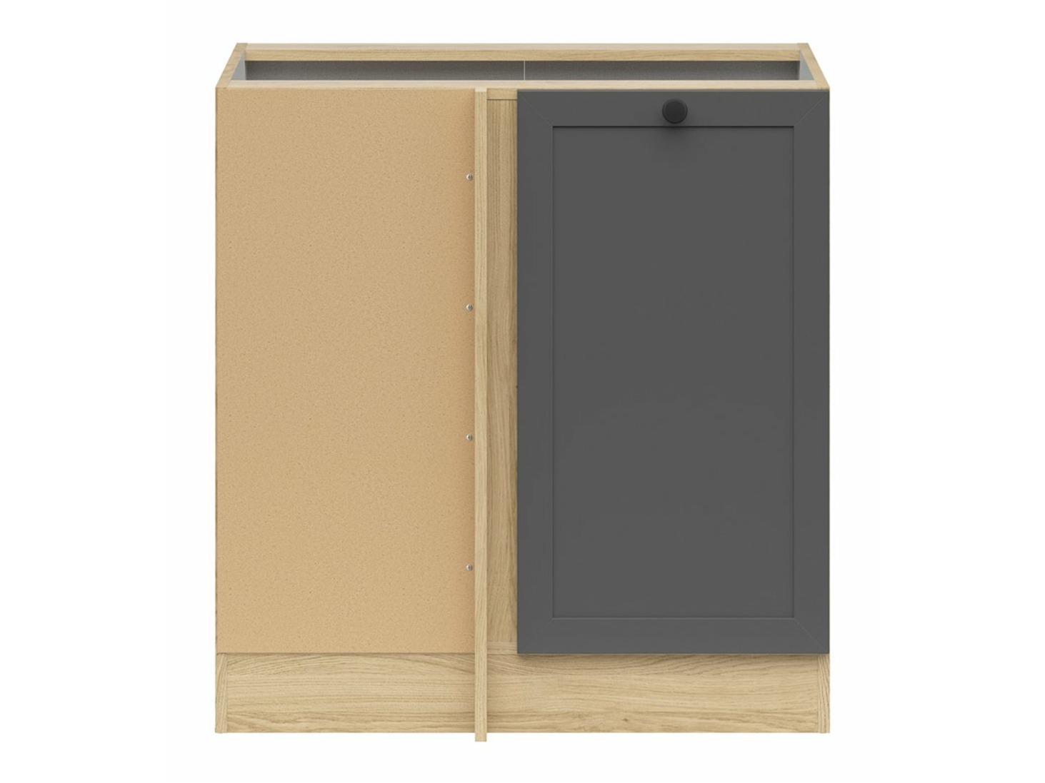 Skápaeining í horn Classic Grey Oak 115