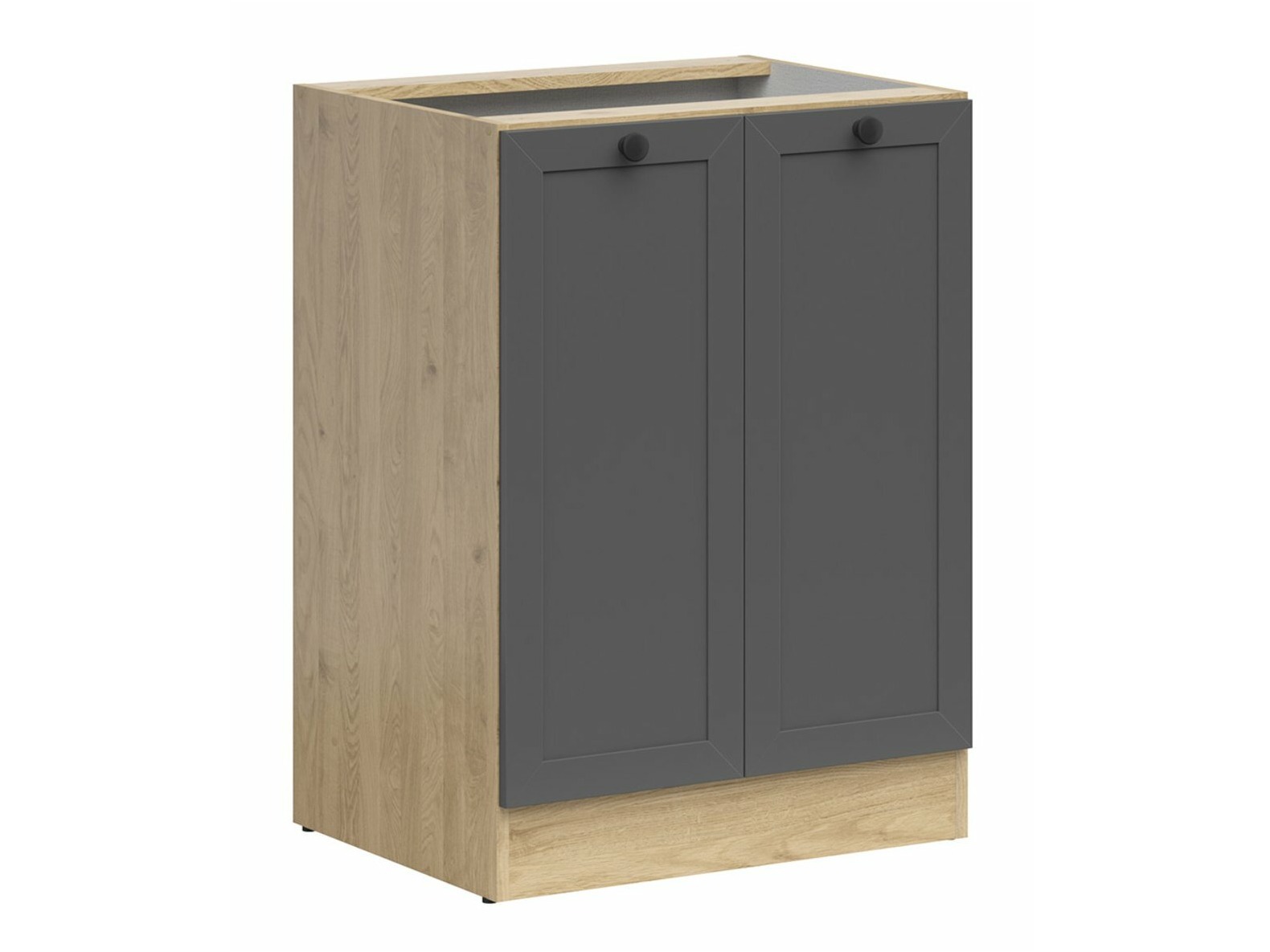 Skápaeining með hurðum Classic Grey Oak 105
