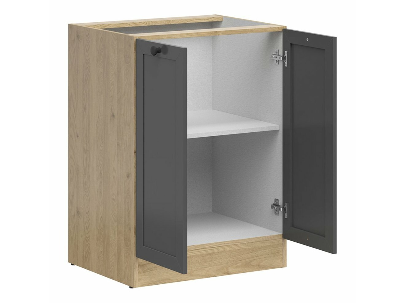 Skápaeining með hurðum Classic Grey Oak 105