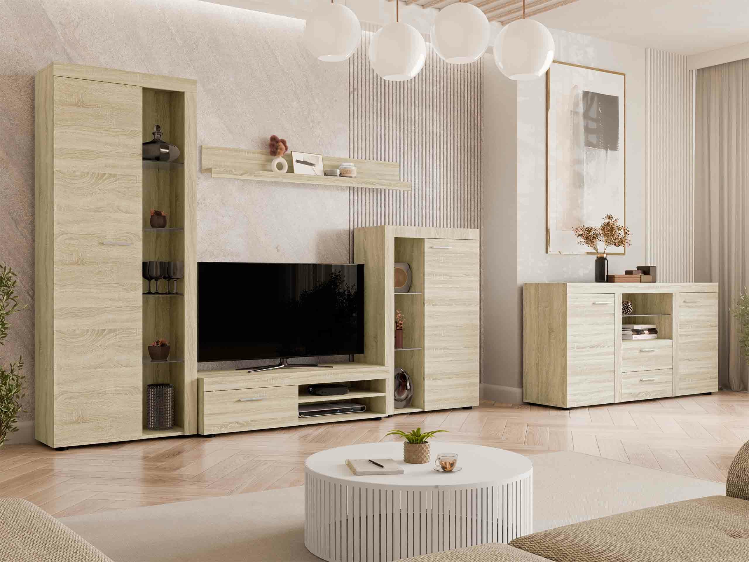 Stofusett Univio I (Sonoma-eik)