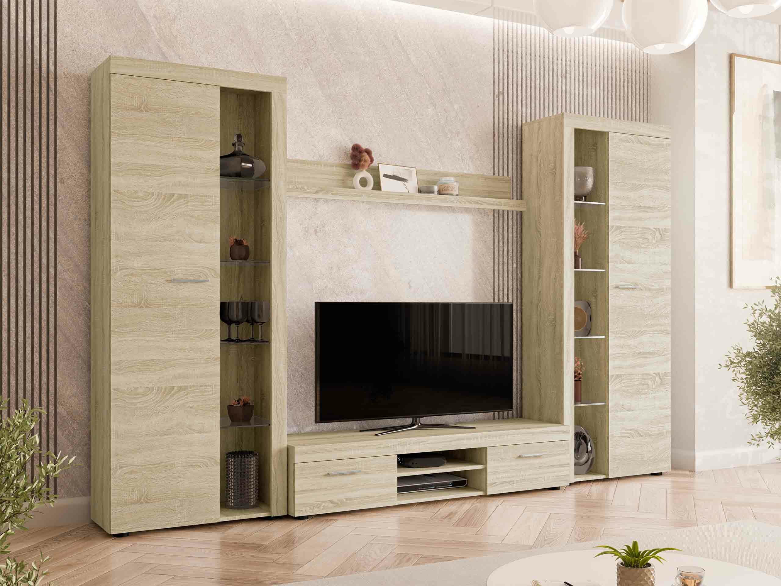 Stofusett Univio II (Sonoma-eik)
