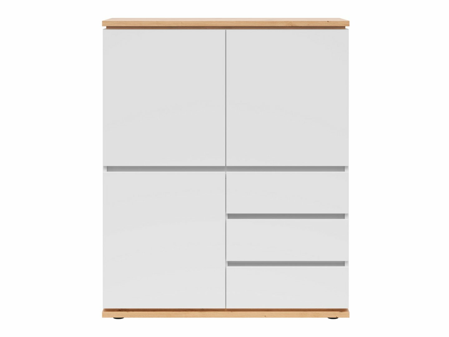 Kommóða Cirfelo 115 (Hvítur + Artisan-eik)
