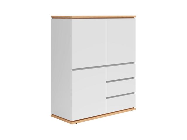 Kommóða Cirfelo 115 (Hvítur + Artisan-eik)