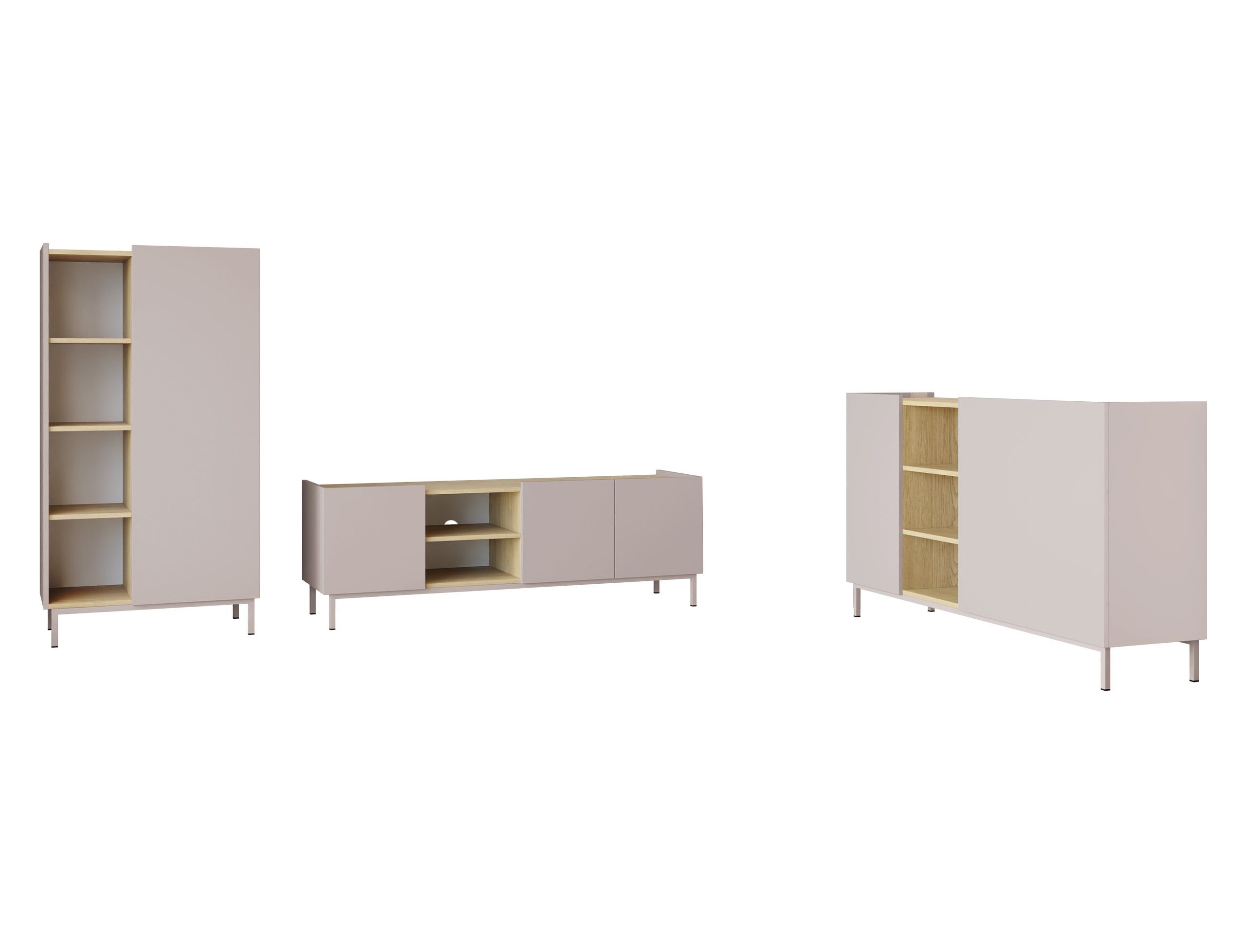 Stofusett Veldome 103 (Kasmír + Eik)