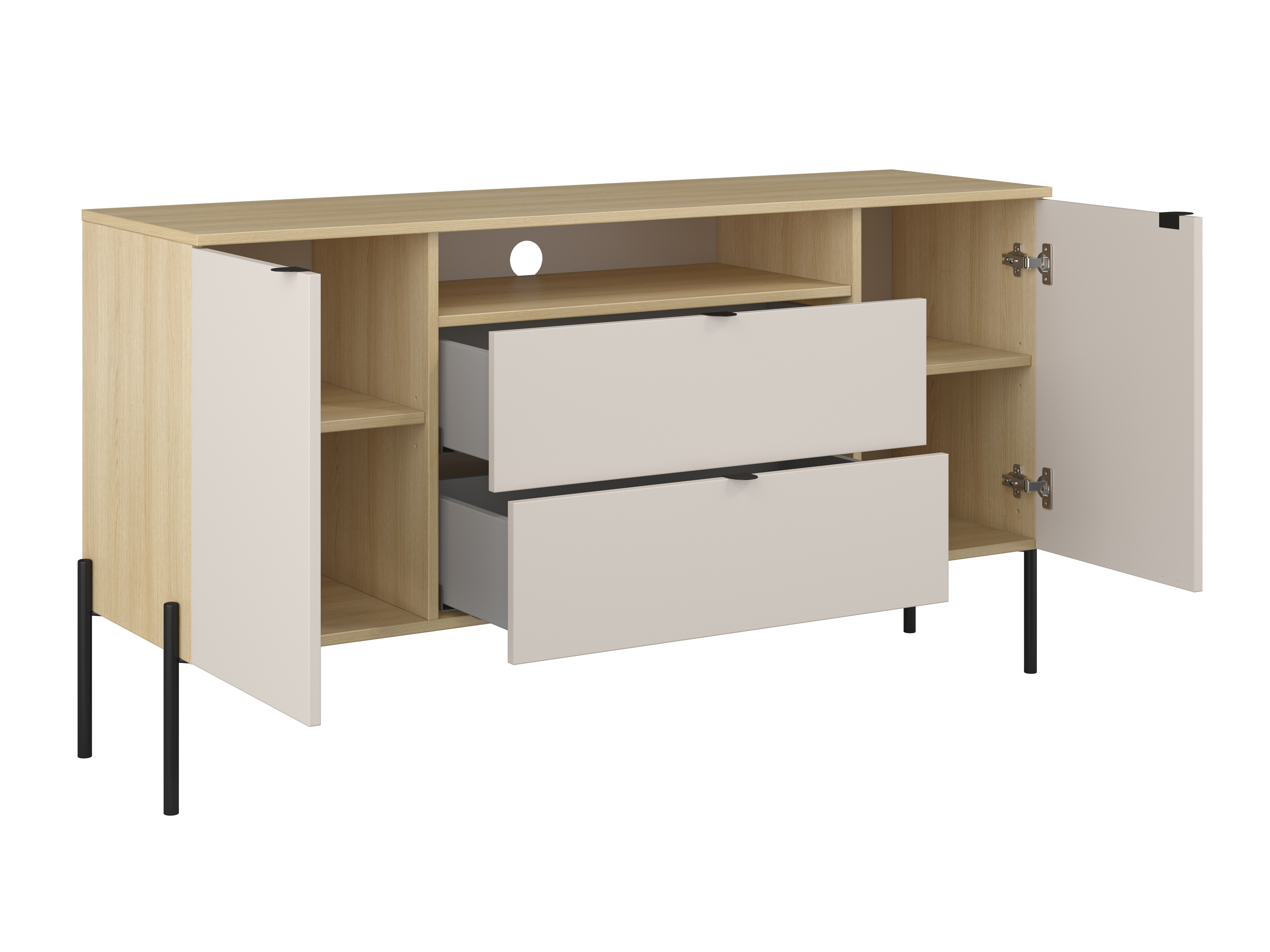 Stofusett Levtenu 118 (Eik + Kasmír)