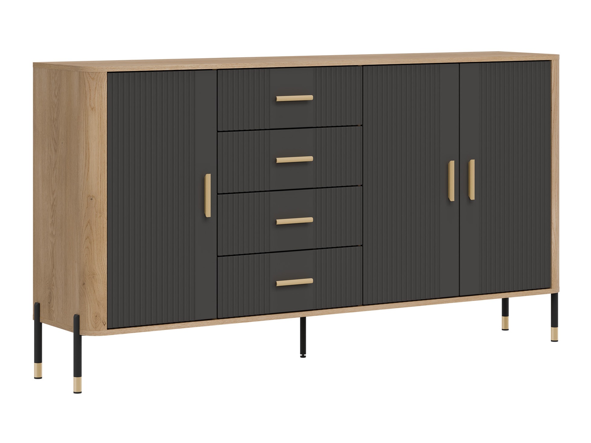 Kommóða Flosora 121 (Antrasít)