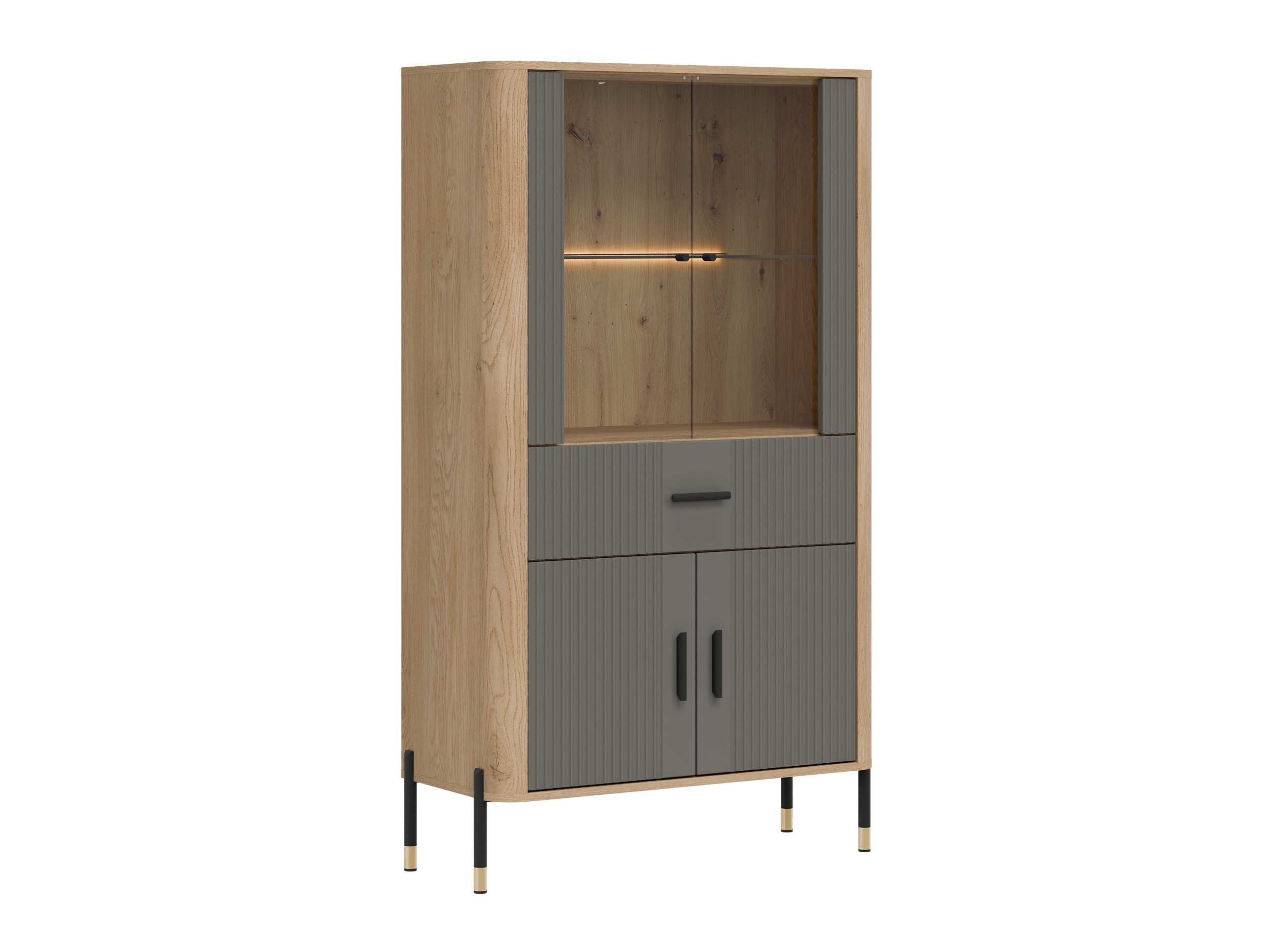 Bókahilla Flosora 125 (Grár)