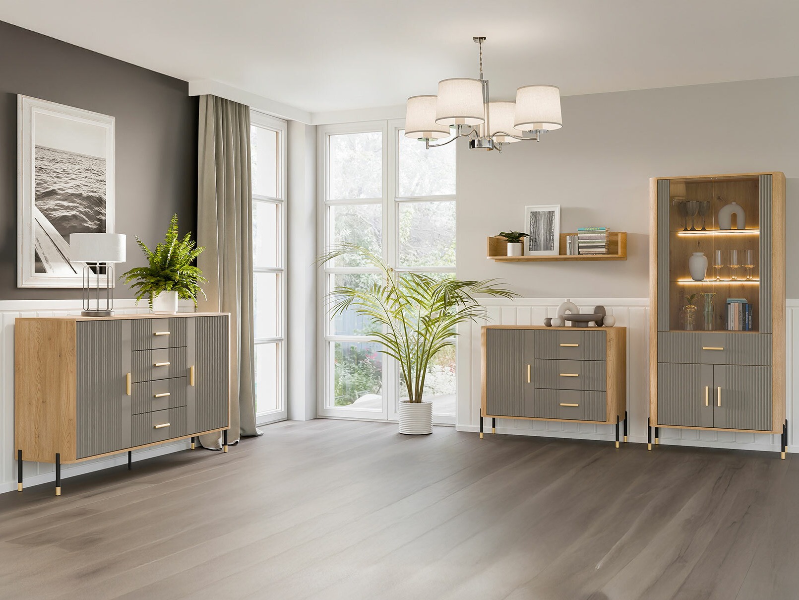 Bókahilla Flosora 129 (Grár)