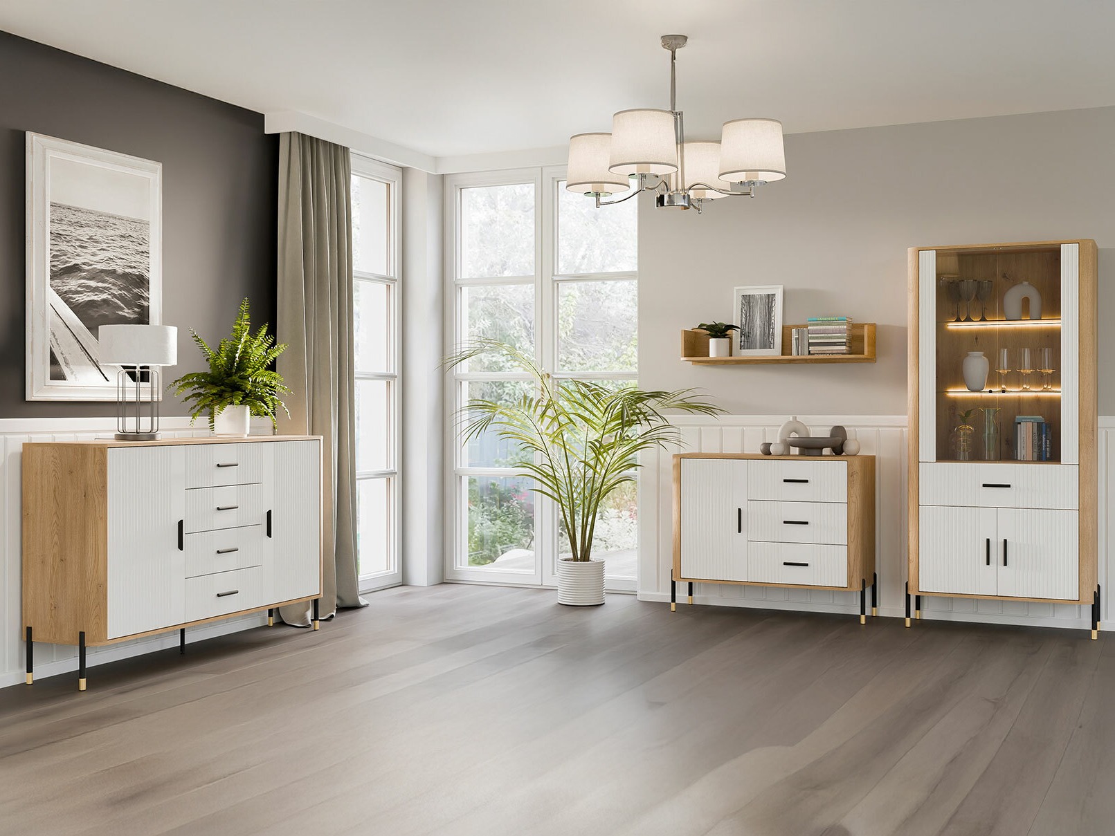 Bókahilla Flosora 129 (Hvítur)