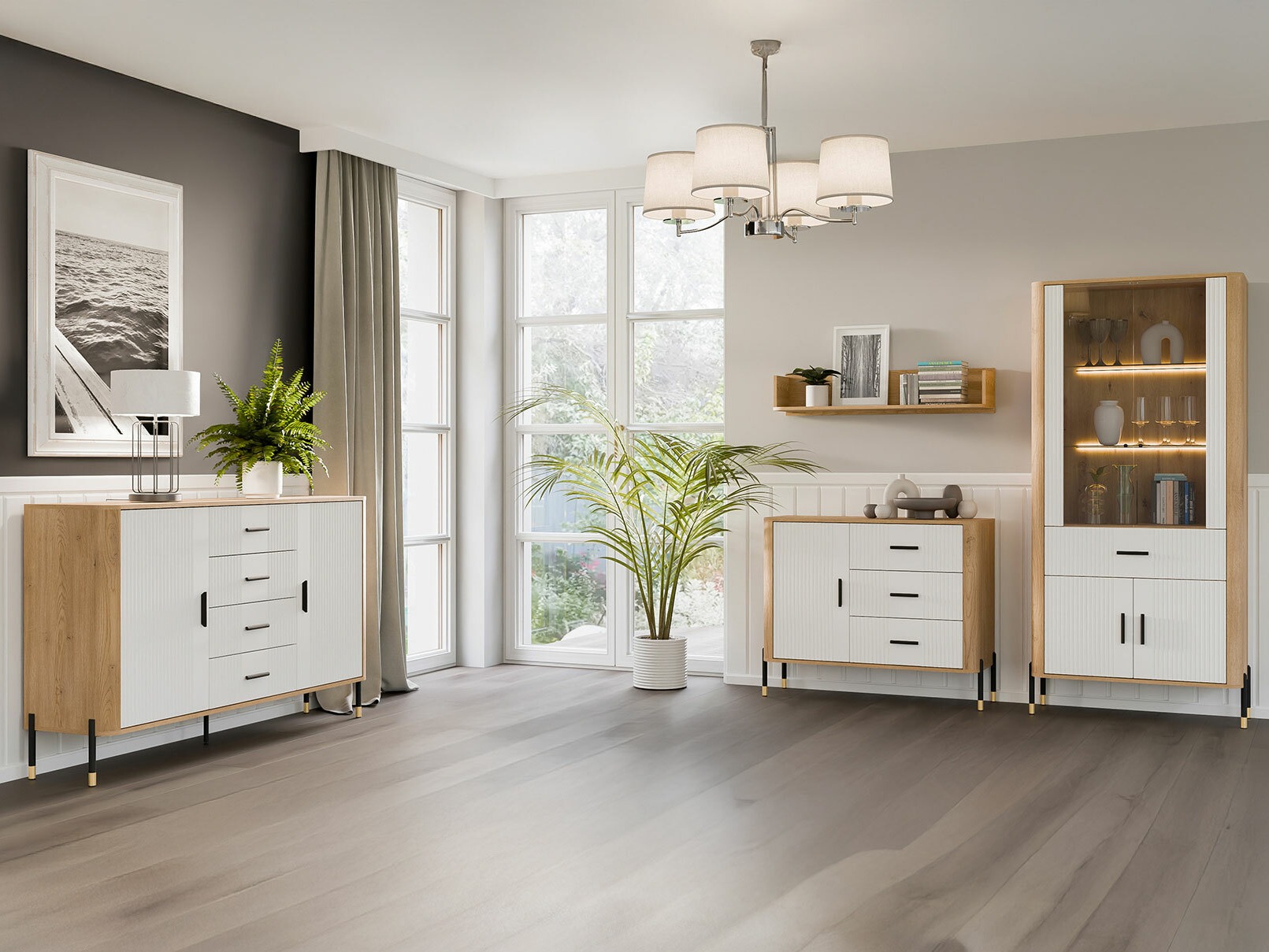 Bókahilla Flosora 129 (Hvítur)