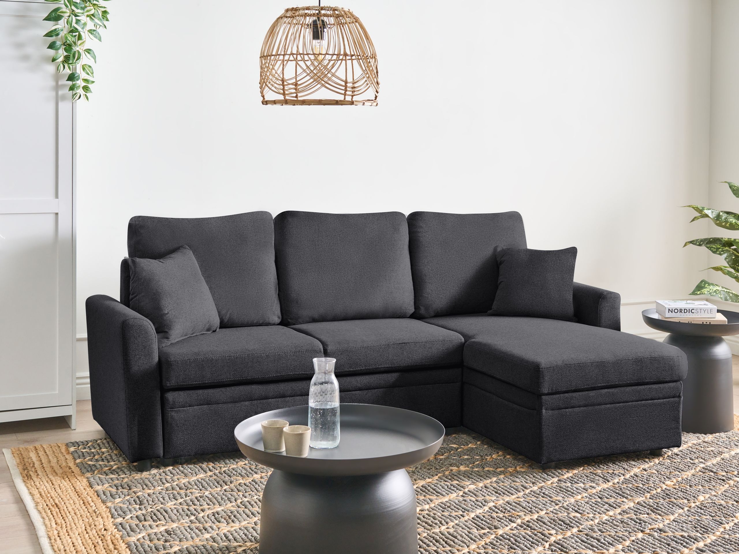 Horn­sófi Berwyn 2805 (Svartur)