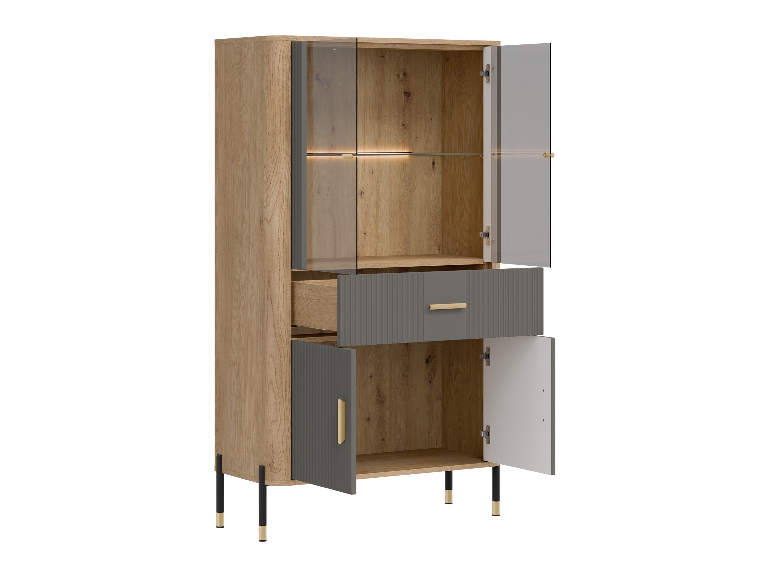 Stofusett Flosora 147 (Grár)
