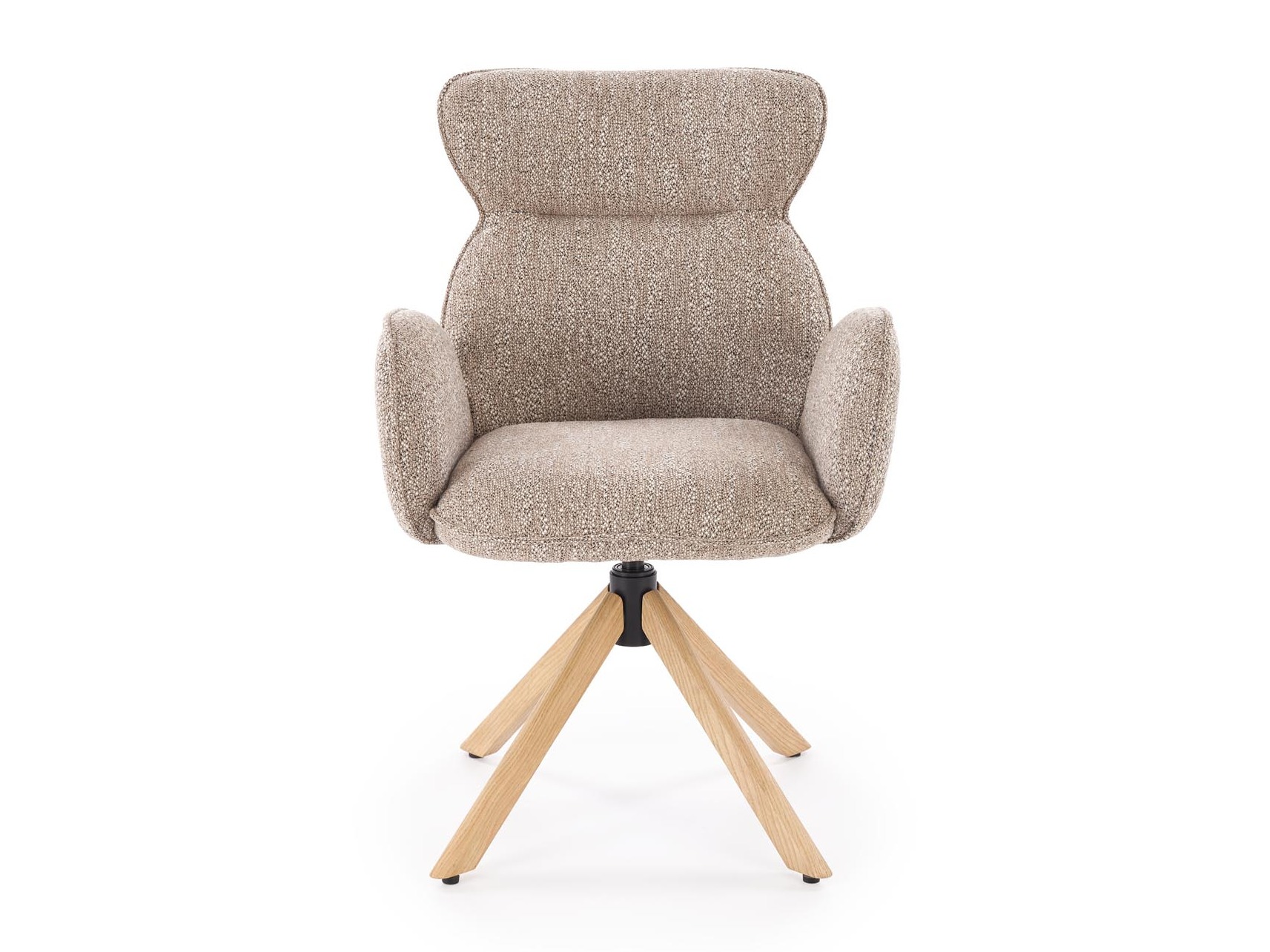 Stóll Houston 2041 (Beige + Ljós viður)