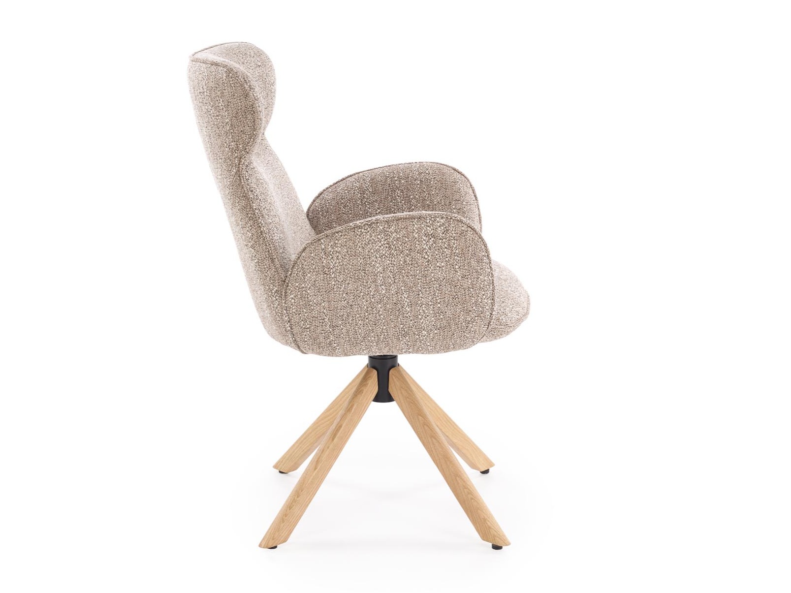 Stóll Houston 2041 (Beige + Ljós viður)