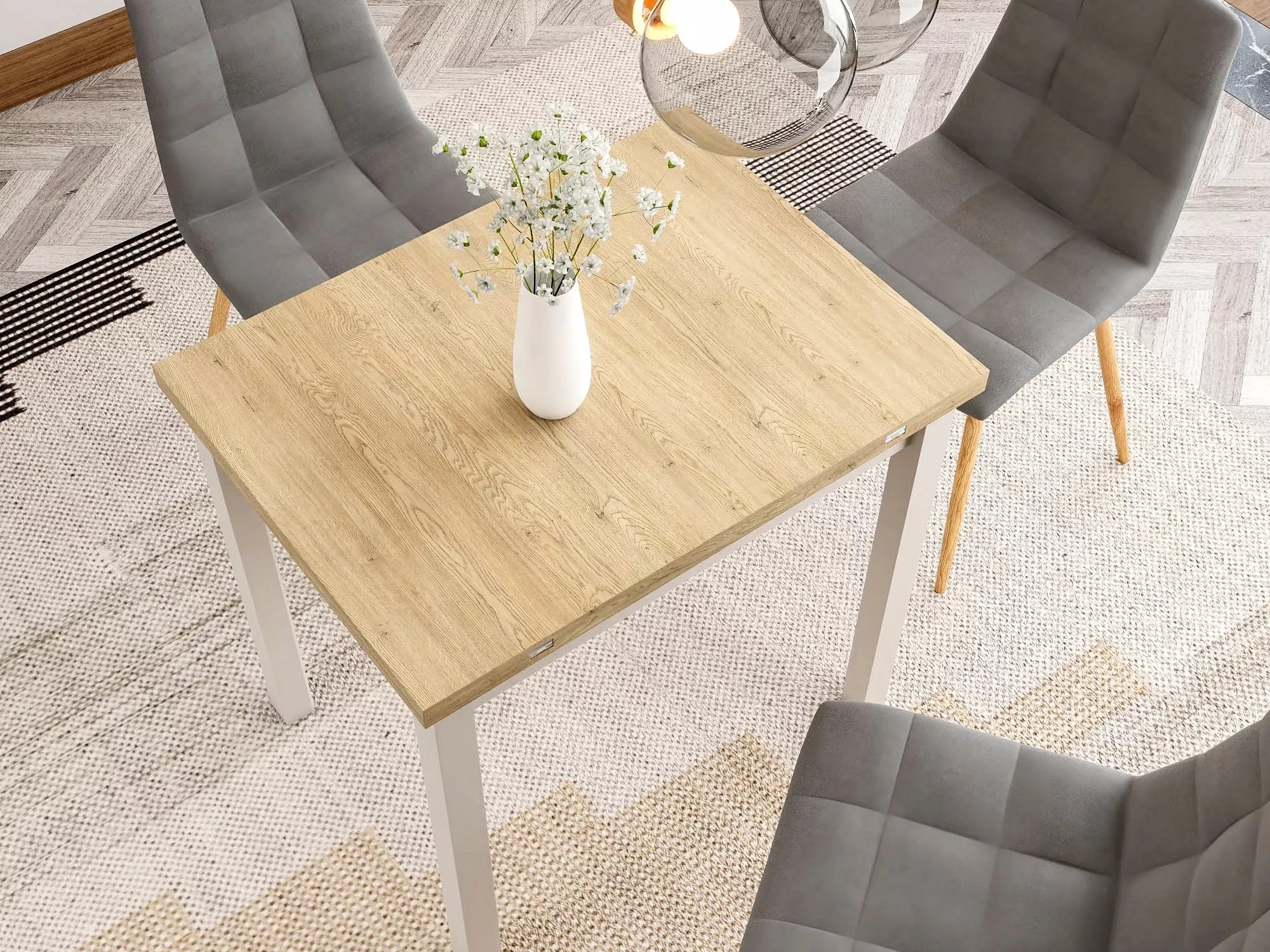Borð Detroit 898 (Eik + Kasmír)