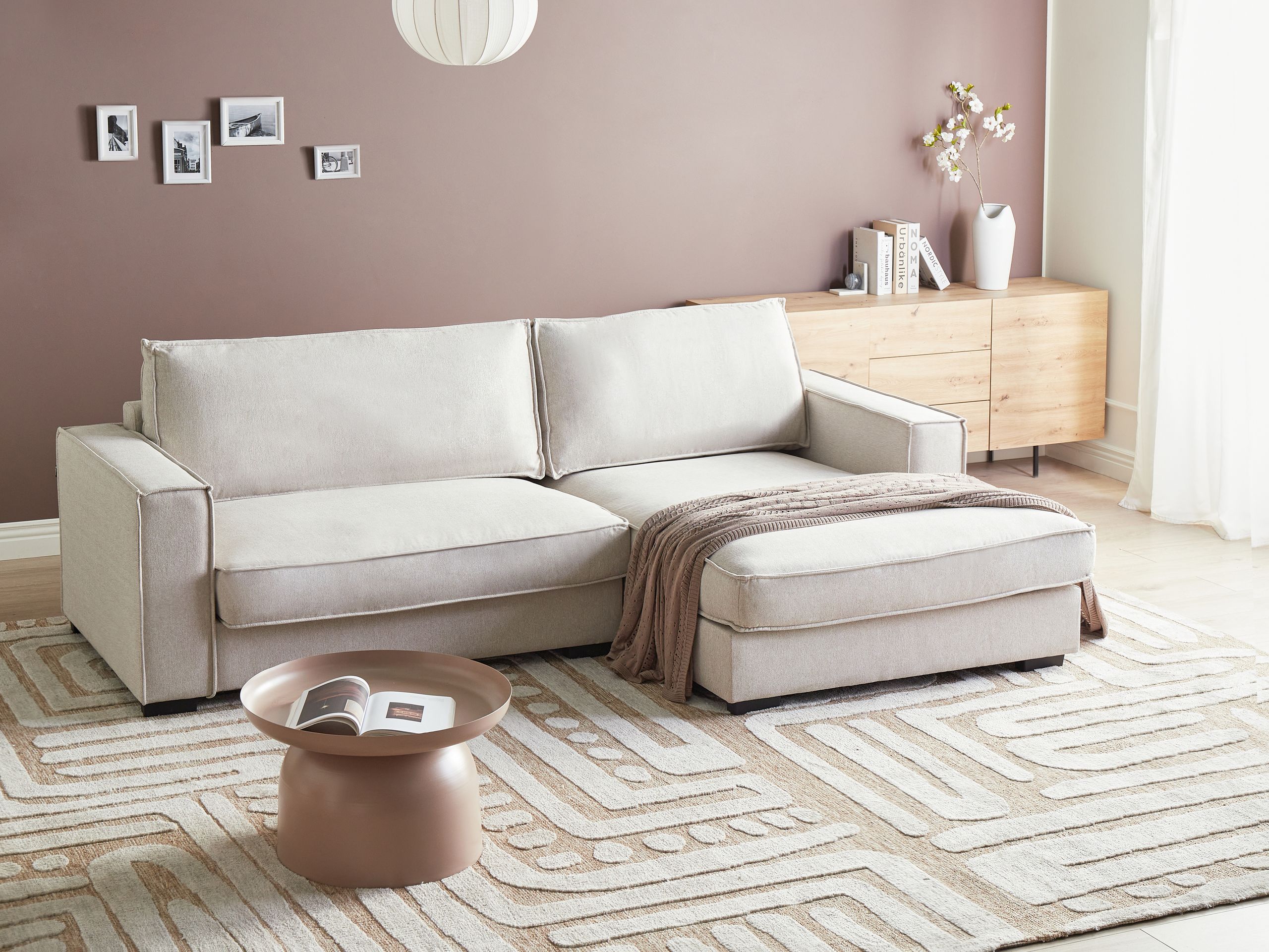 Horn­sófi Berwyn 2859 (Ljósbeige)